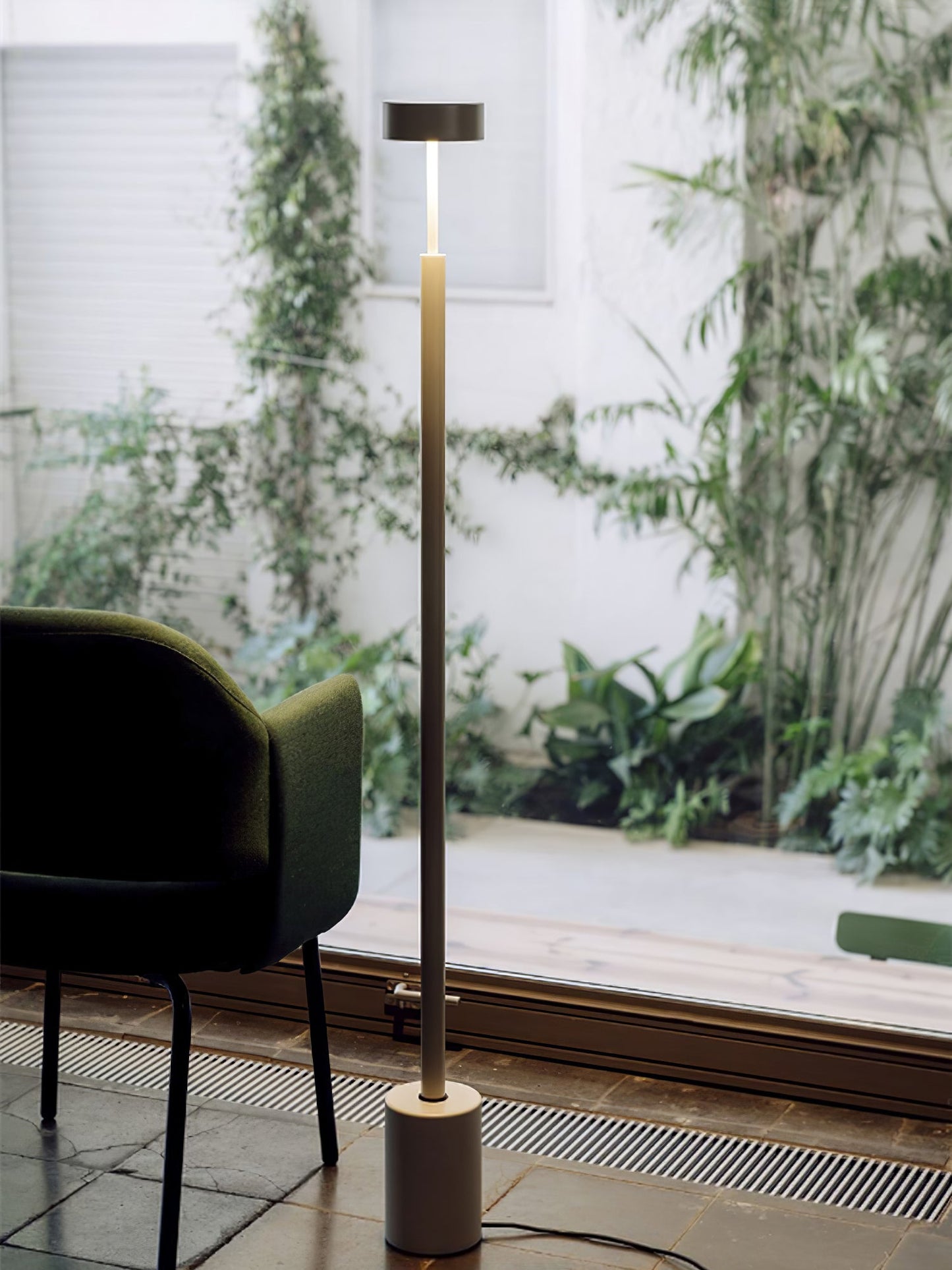 Naya Rotatable Floor Lamp with Integrated LED Lighting