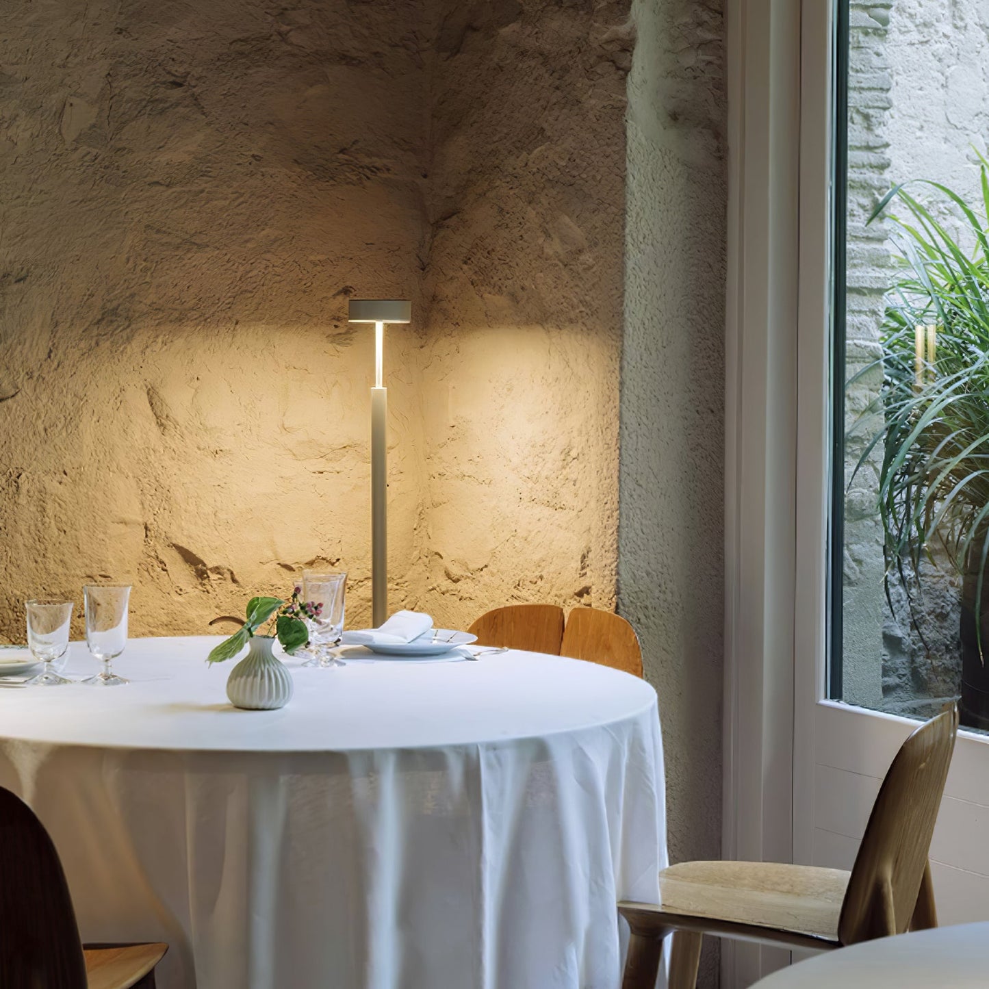 Naya Rotatable Floor Lamp with Integrated LED Lighting