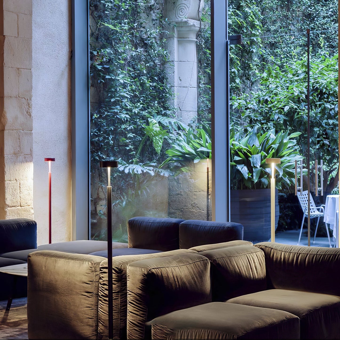 Naya Rotatable Floor Lamp with Integrated LED Lighting