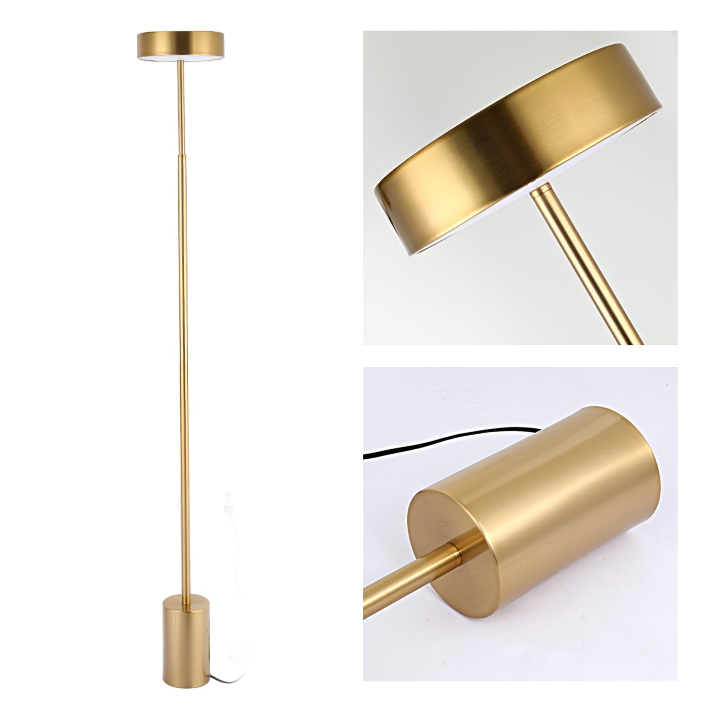 Naya Rotatable Floor Lamp with Integrated LED Lighting