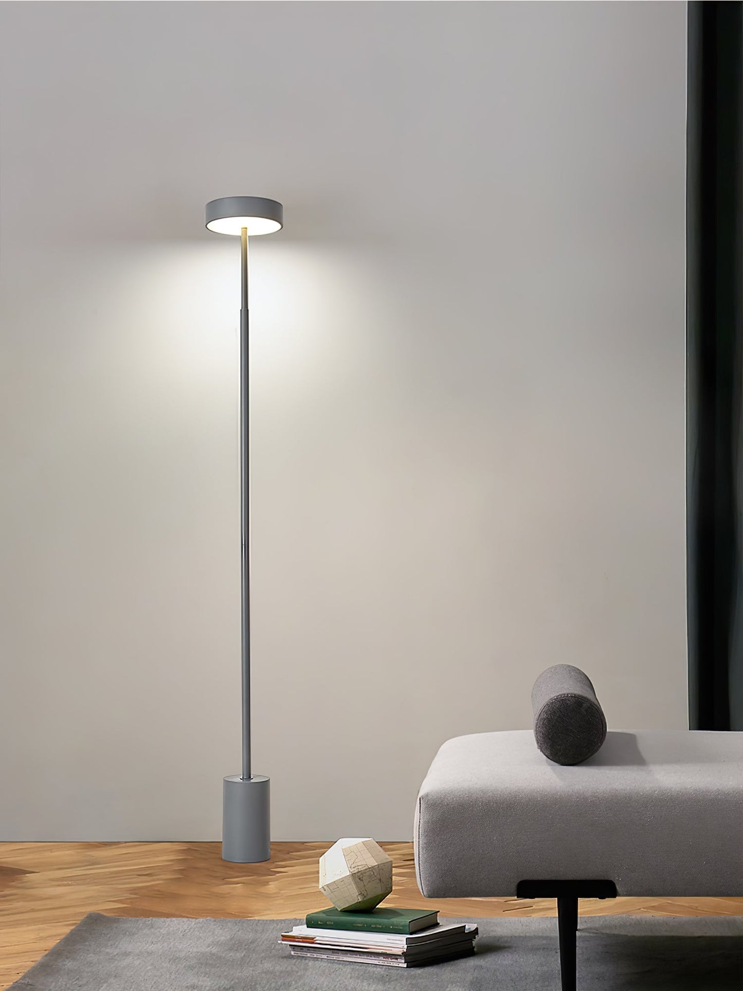 Naya Rotatable Floor Lamp with Integrated LED Lighting