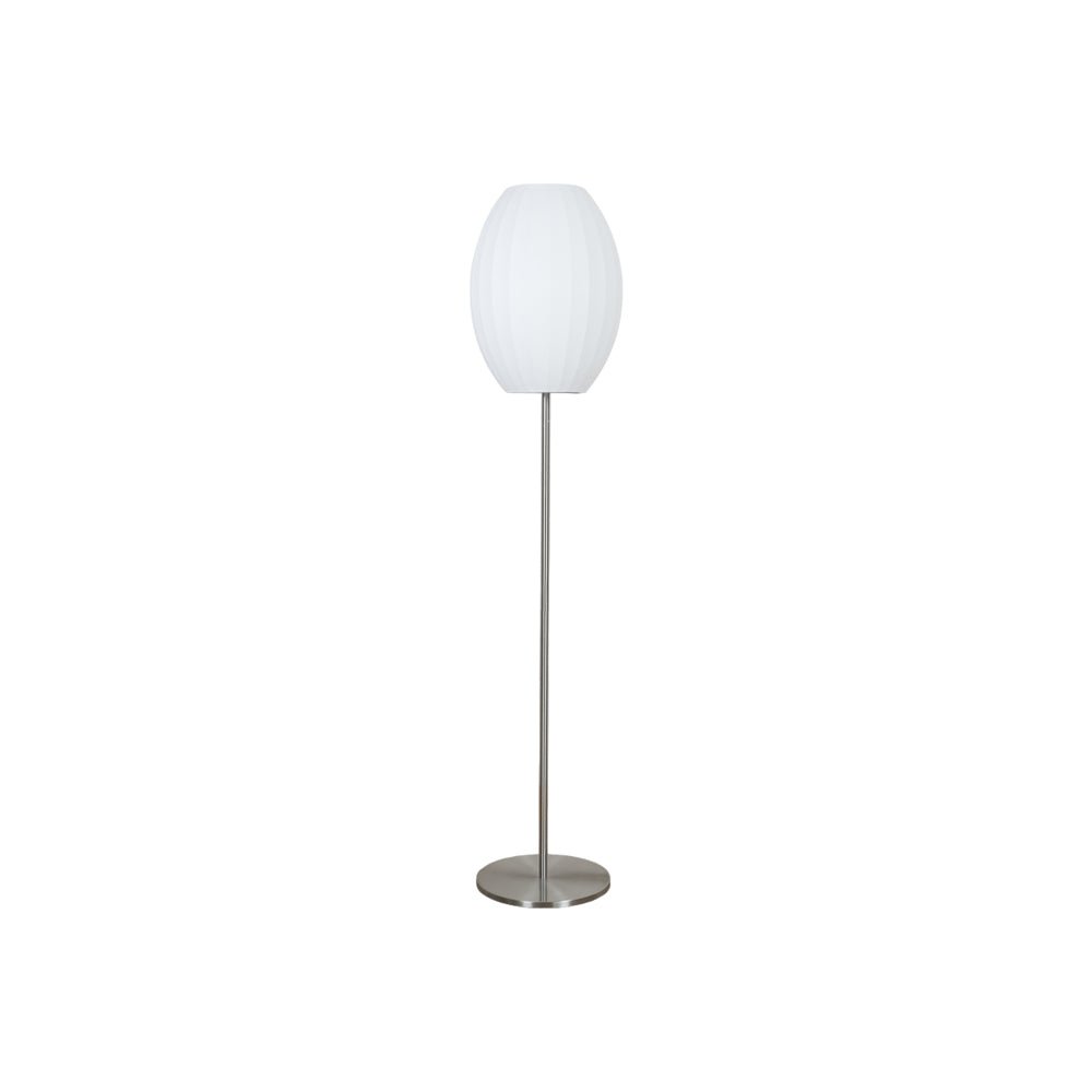 Nelson Floor Lamp - Elegant LED Indoor Lighting, Chrome Finish