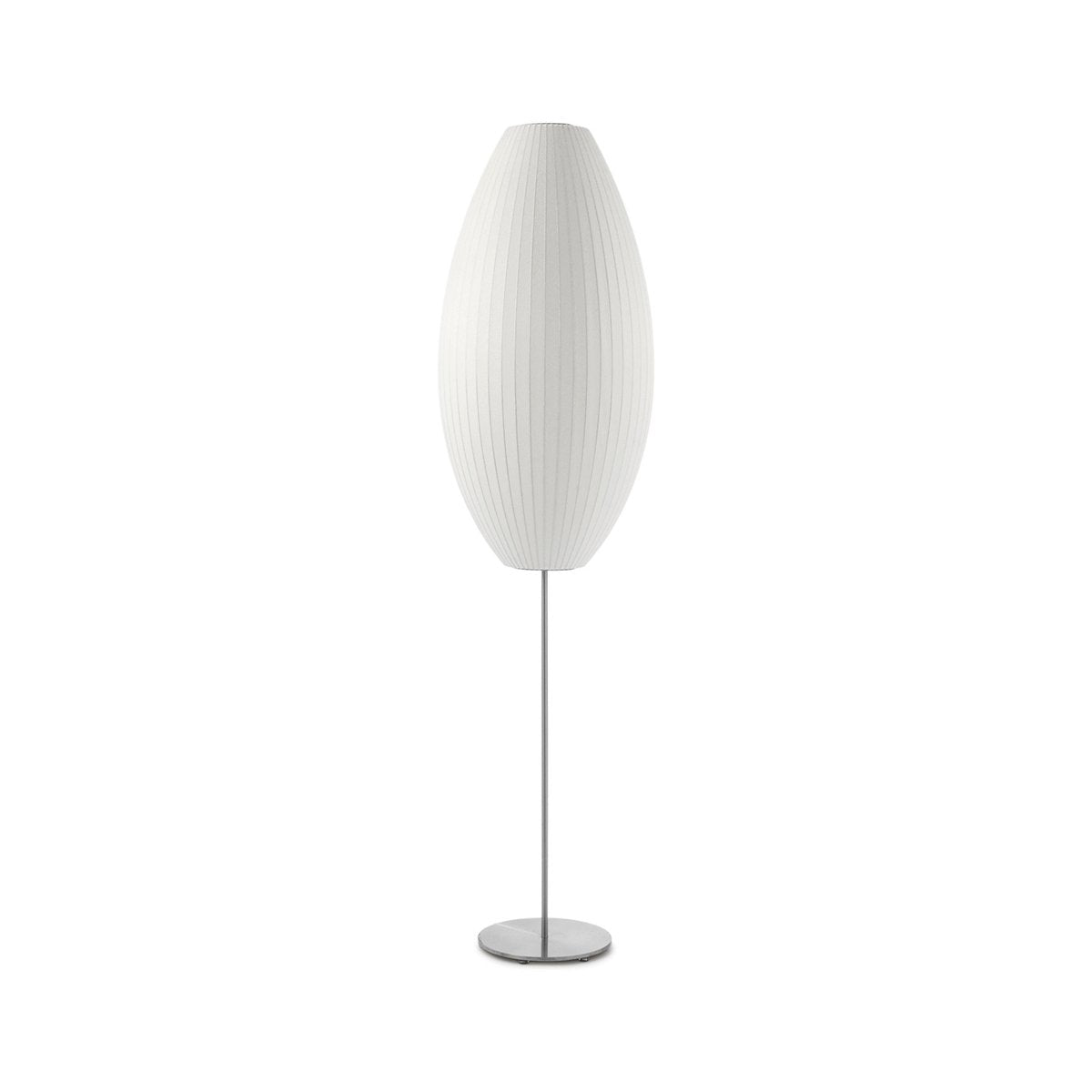 Nelson Floor Lamp - Elegant LED Indoor Lighting, Chrome Finish