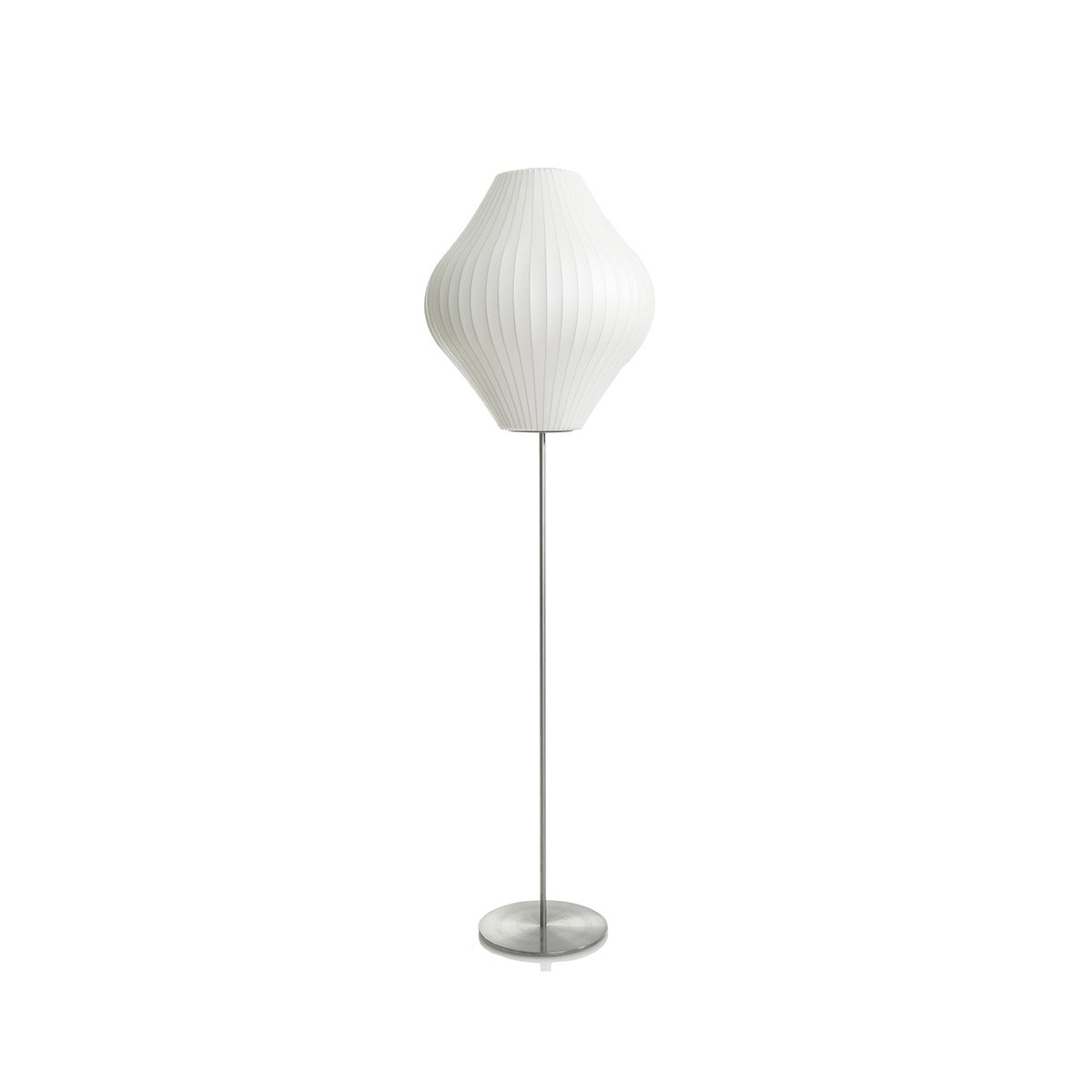 Nelson Floor Lamp - Elegant LED Indoor Lighting, Chrome Finish