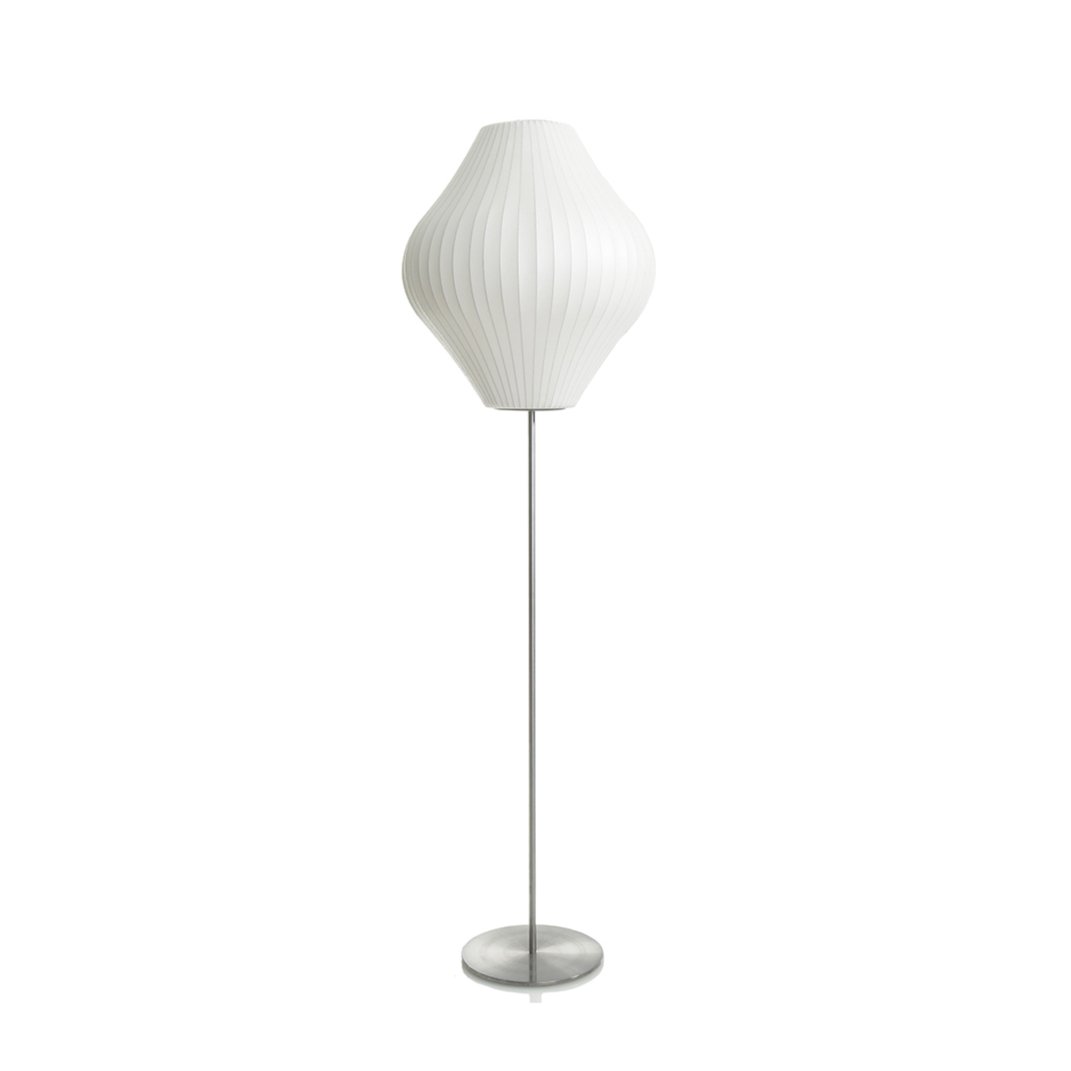 Nelson Floor Lamp - Elegant LED Indoor Lighting, Chrome Finish
