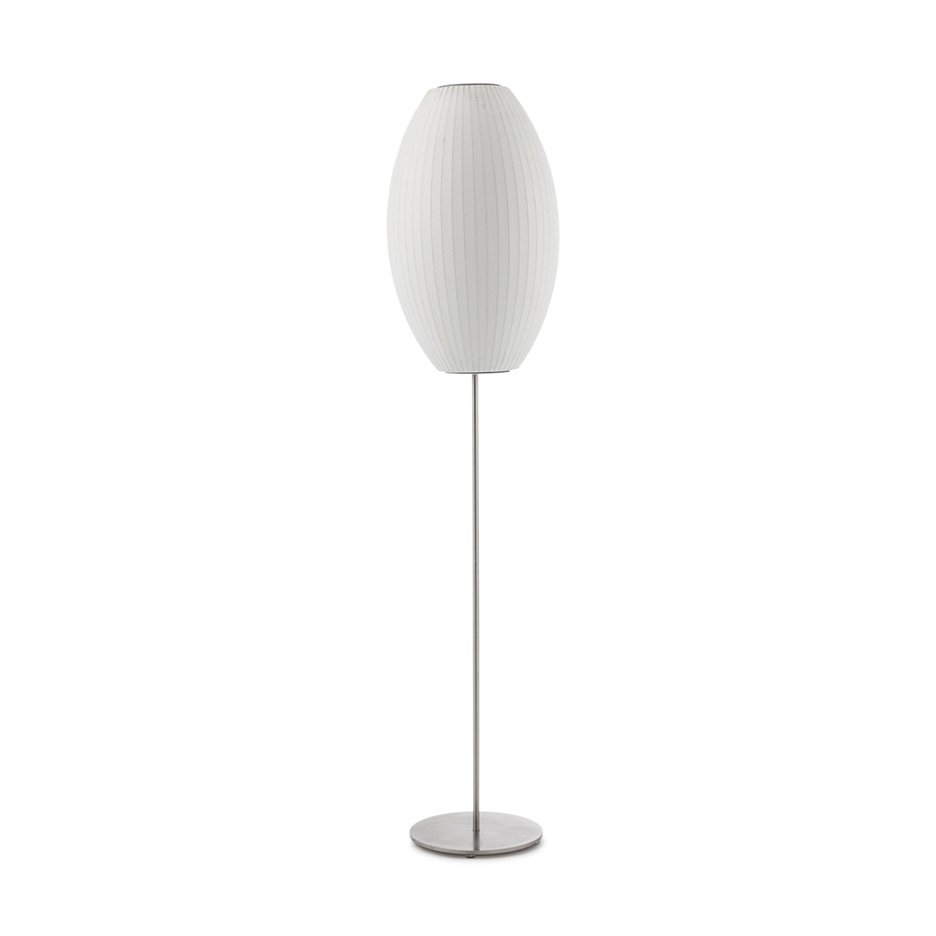 Nelson Floor Lamp - Elegant LED Indoor Lighting, Chrome Finish