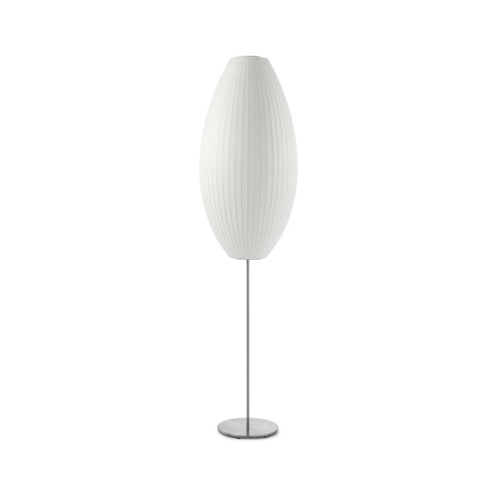 Nelson Floor Lamp - Elegant LED Indoor Lighting, Chrome Finish