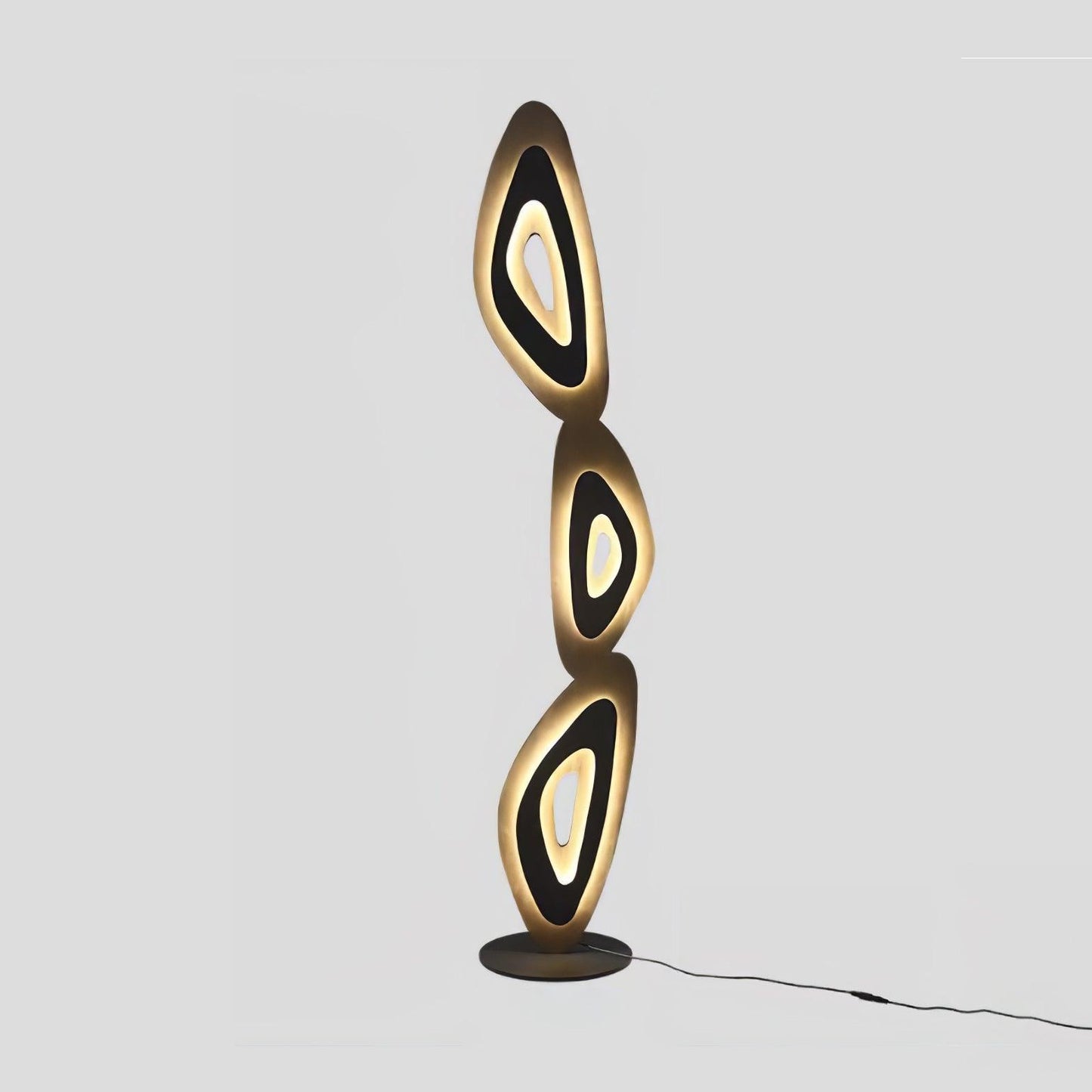 Nevis Floor Lamp - Modern LED Design with Black Shade