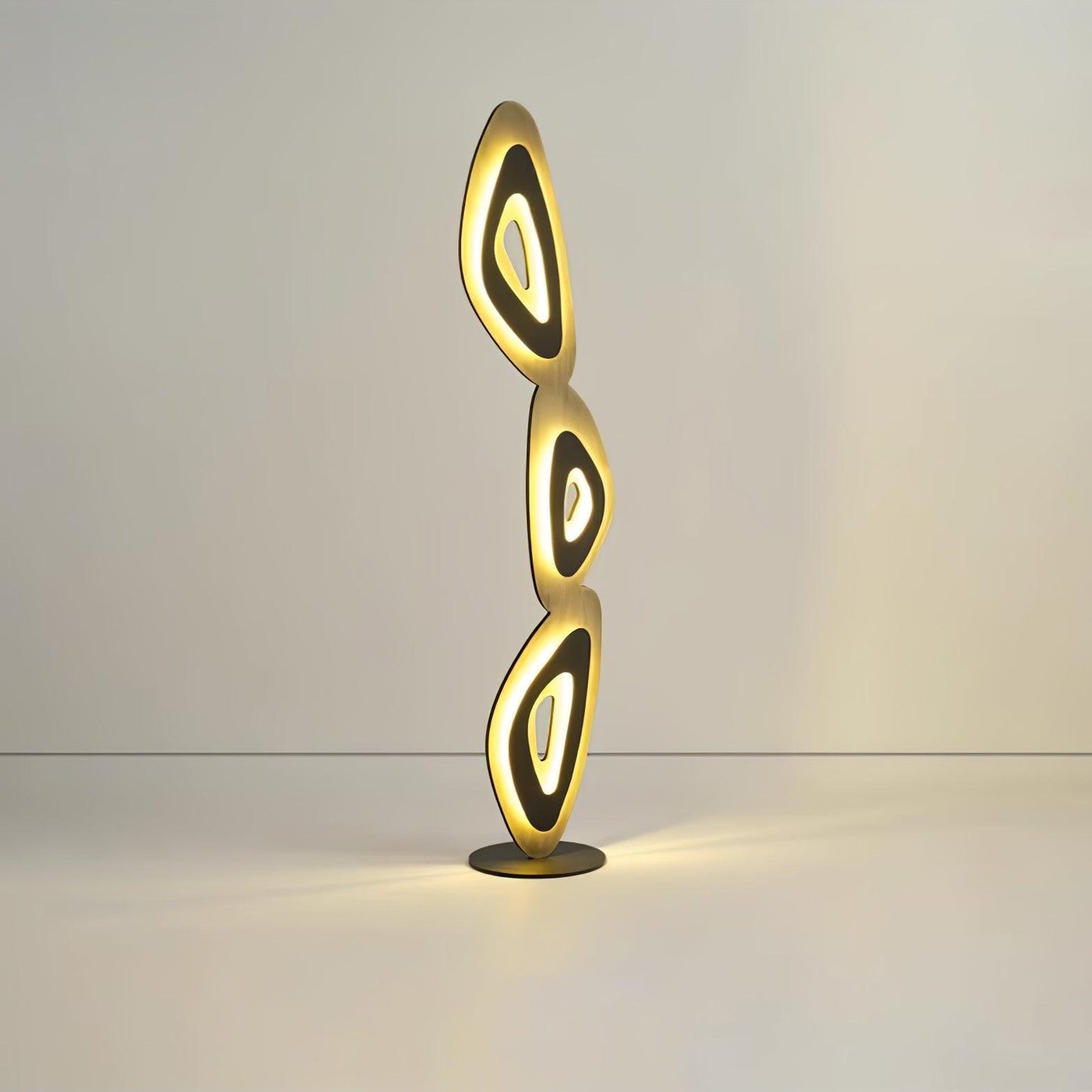 Nevis Floor Lamp - Modern LED Design with Black Shade