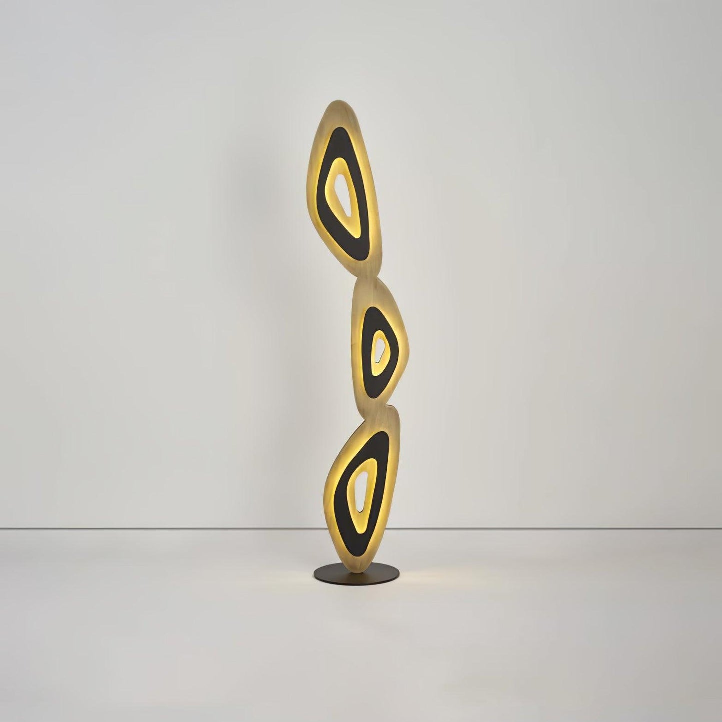 Nevis Floor Lamp - Modern LED Design with Black Shade