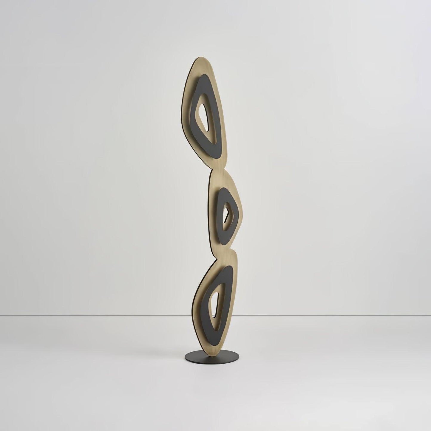 Nevis Floor Lamp - Modern LED Design with Black Shade