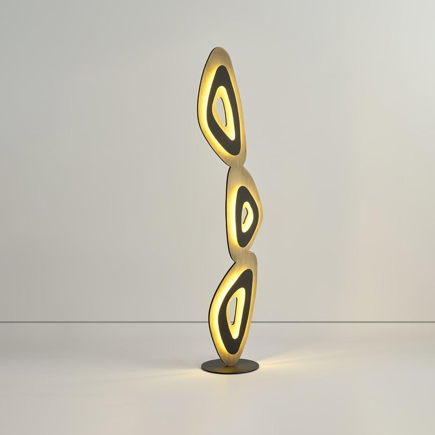 Nevis Floor Lamp - Modern LED Design with Black Shade