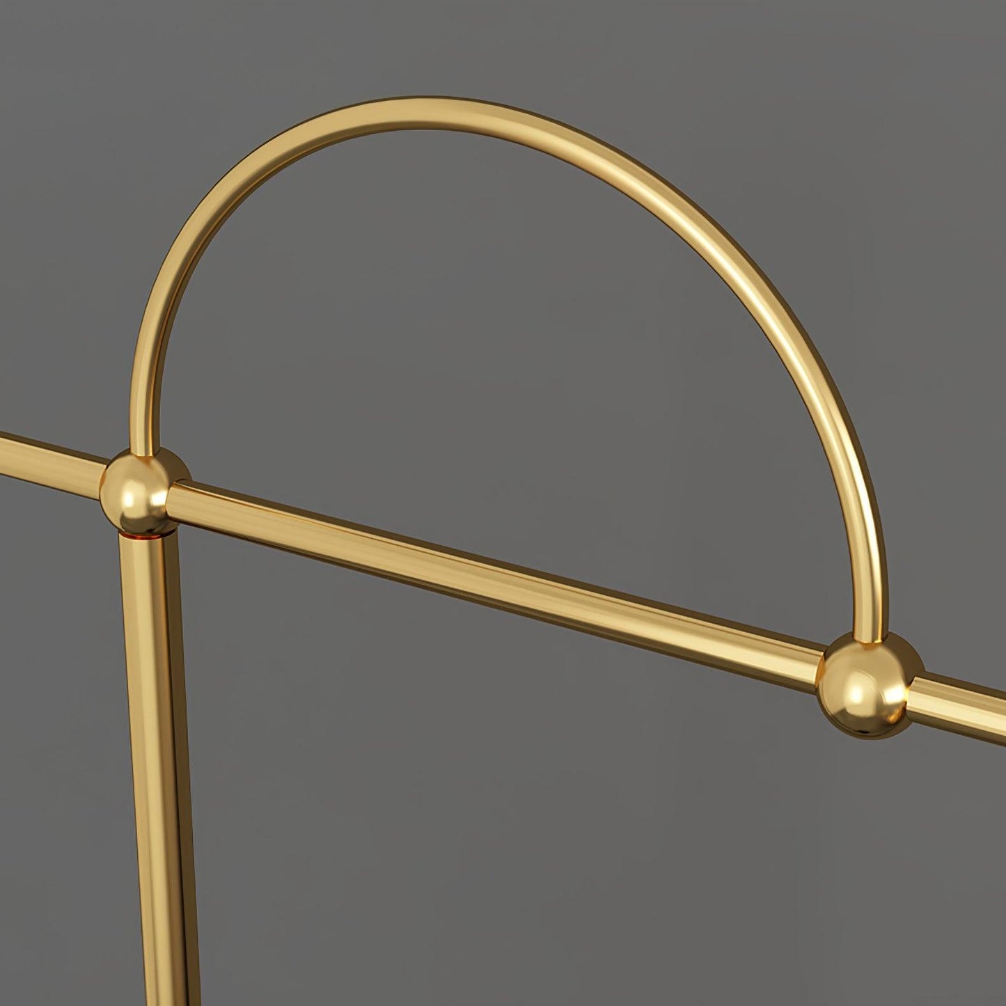 Nidal Floor Lamp - Modern LED Indoor Lighting - Black Gold
