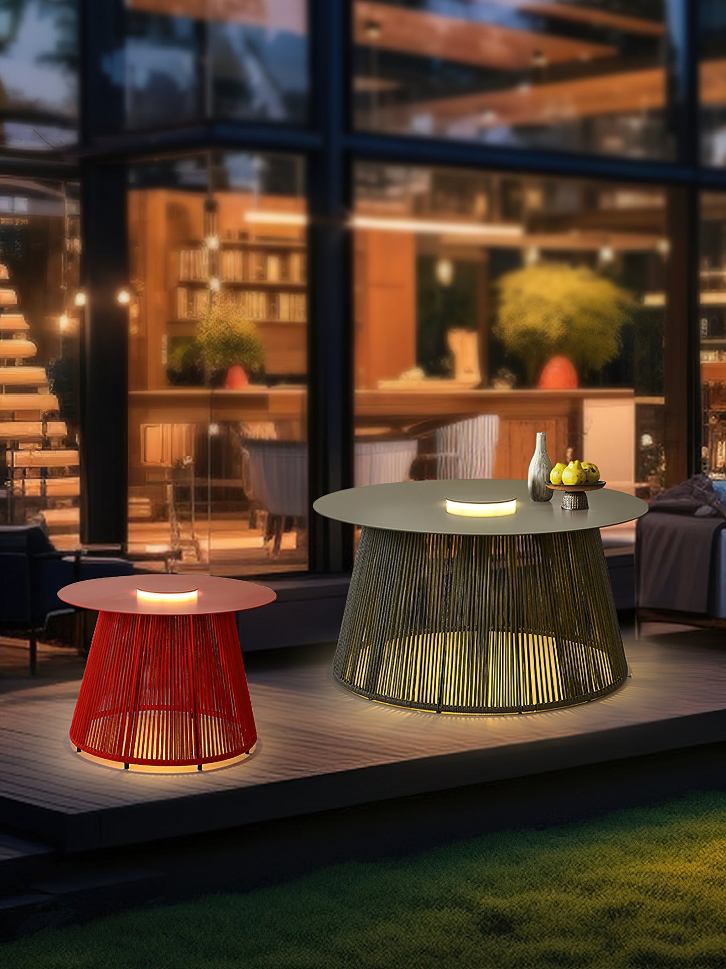 Nit Outdoor Portable Solar Floor Lamp - LED, Waterproof, Dimmable