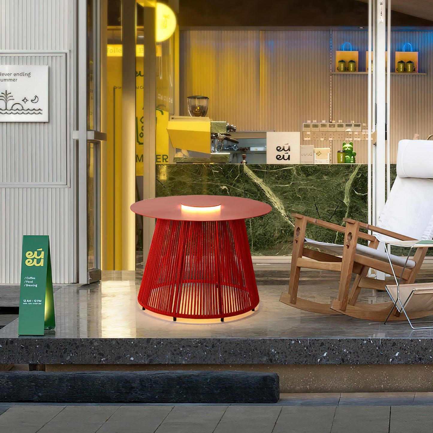 Nit Outdoor Portable Solar Floor Lamp - LED, Waterproof, Dimmable