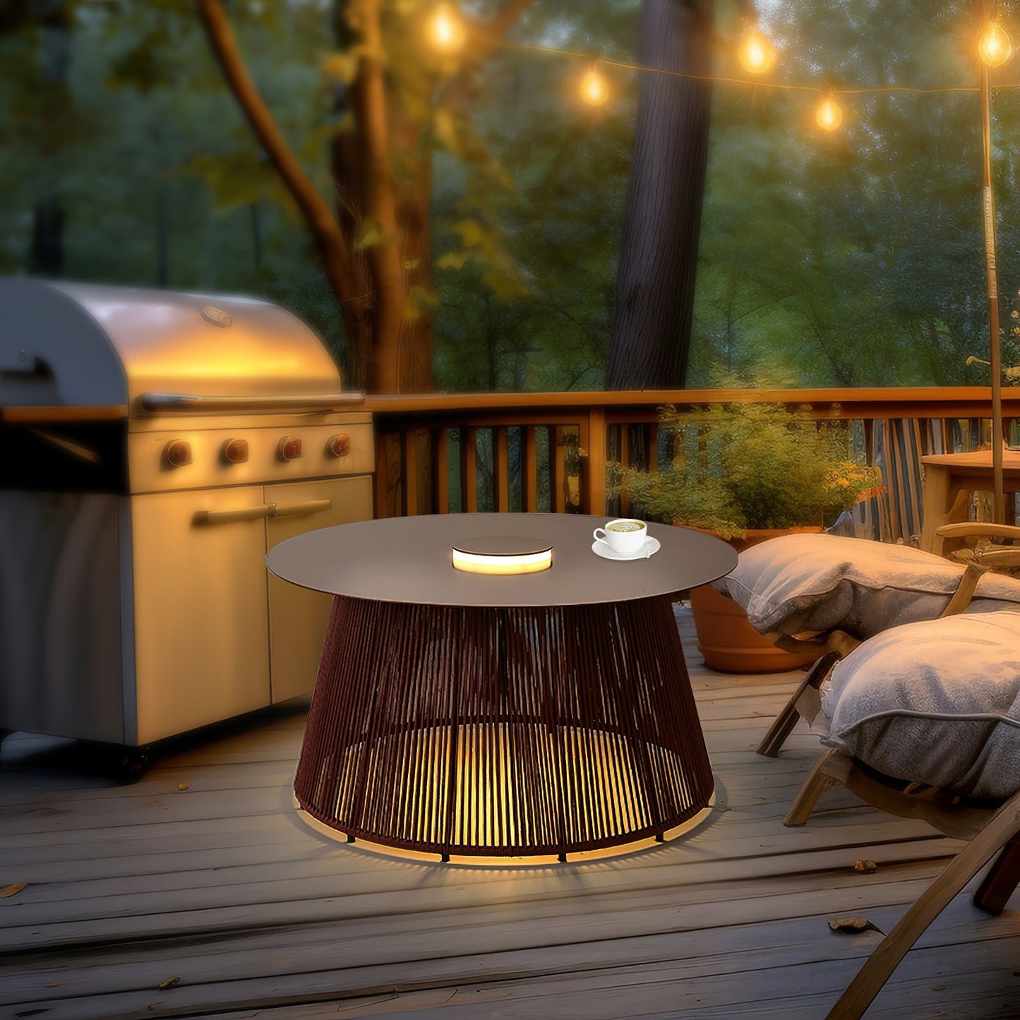 Nit Outdoor Portable Solar Floor Lamp - LED, Waterproof, Dimmable