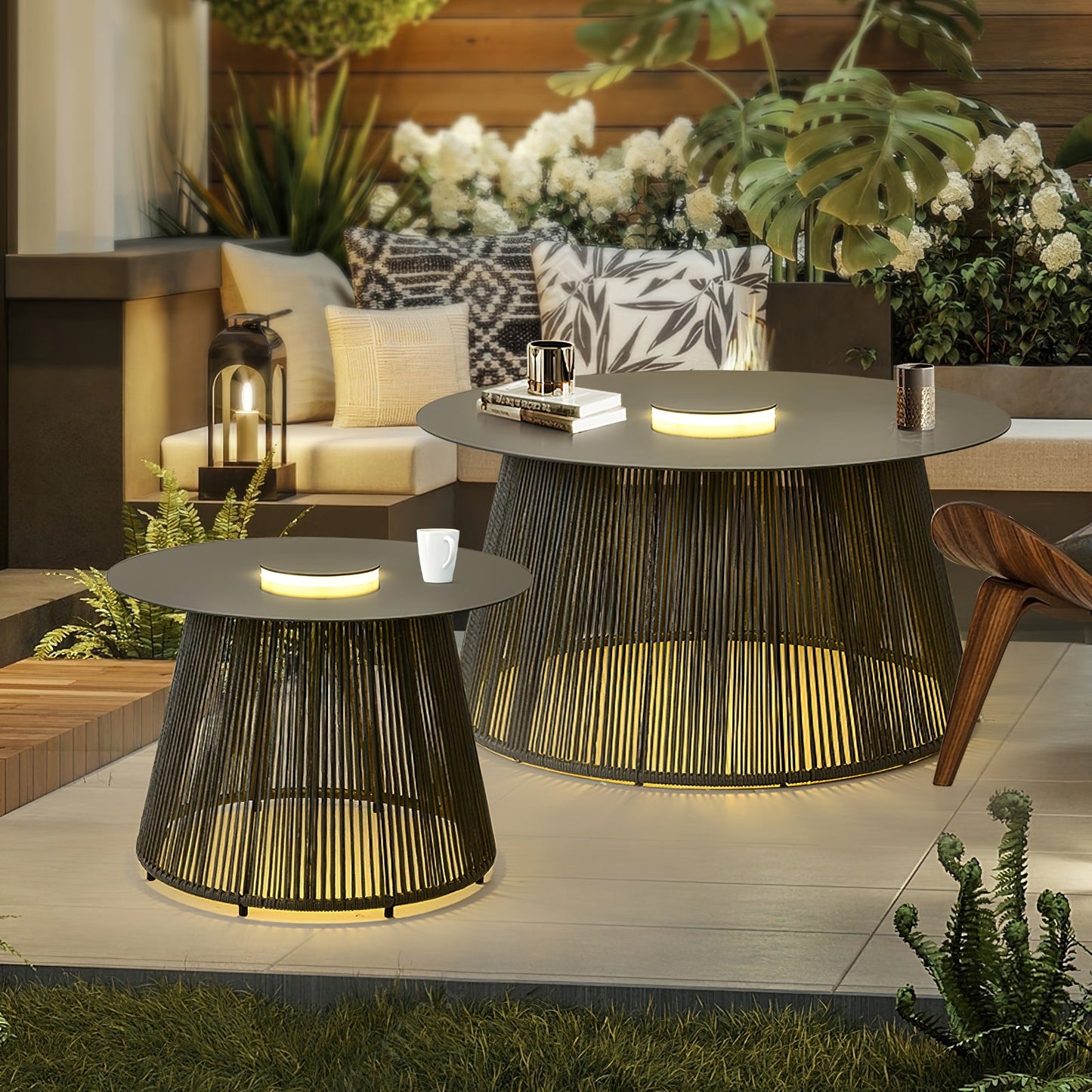 Nit Outdoor Portable Solar Floor Lamp - LED, Waterproof, Dimmable