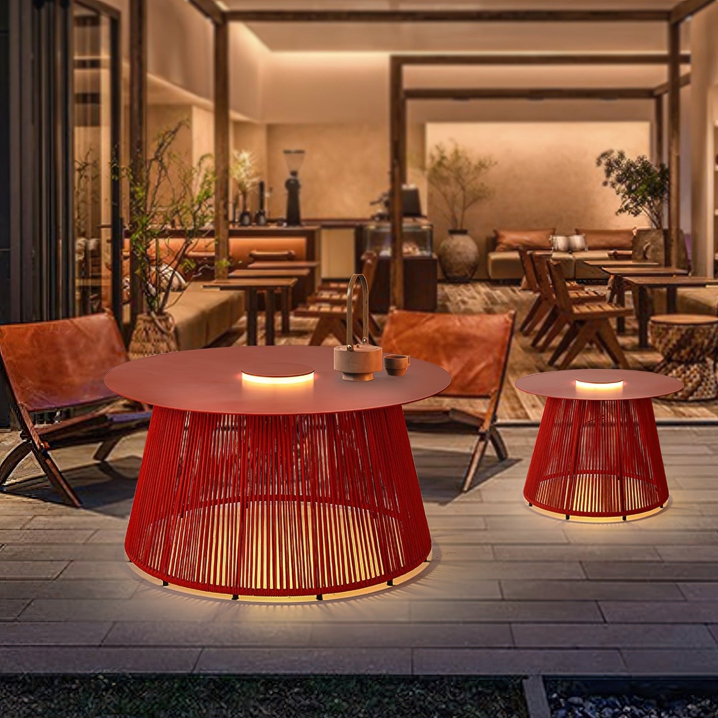 Nit Outdoor Portable Solar Floor Lamp - LED, Waterproof, Dimmable