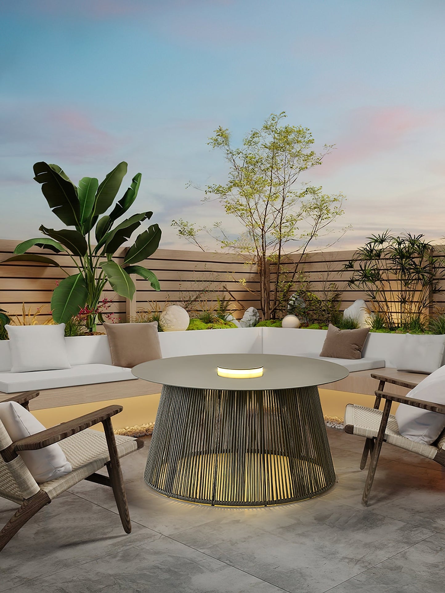 Nit Outdoor Portable Solar Floor Lamp - LED, Waterproof, Dimmable