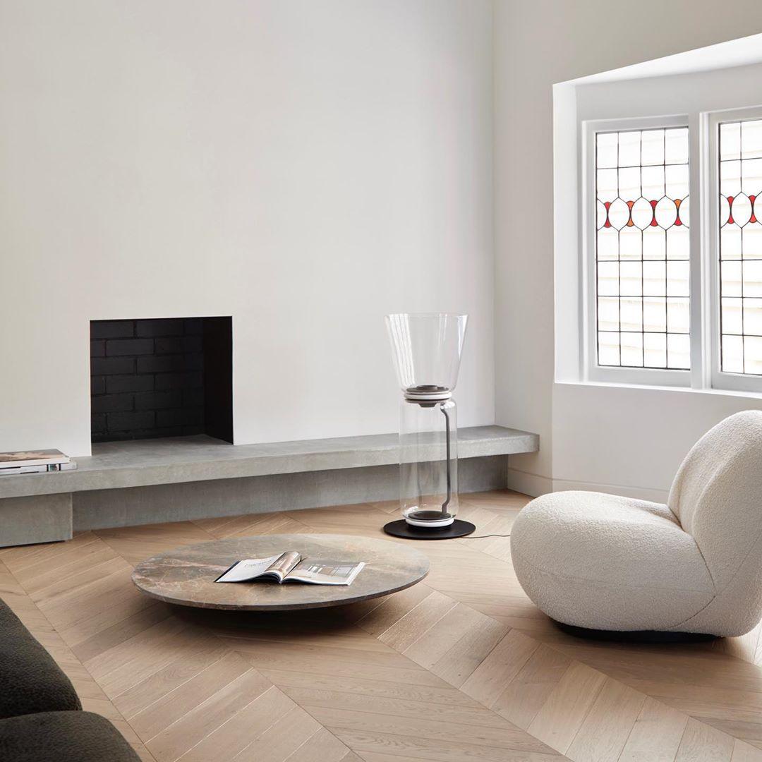 Bamboo Glass Floor Lamp with Integrated LED Light, Stylish Design