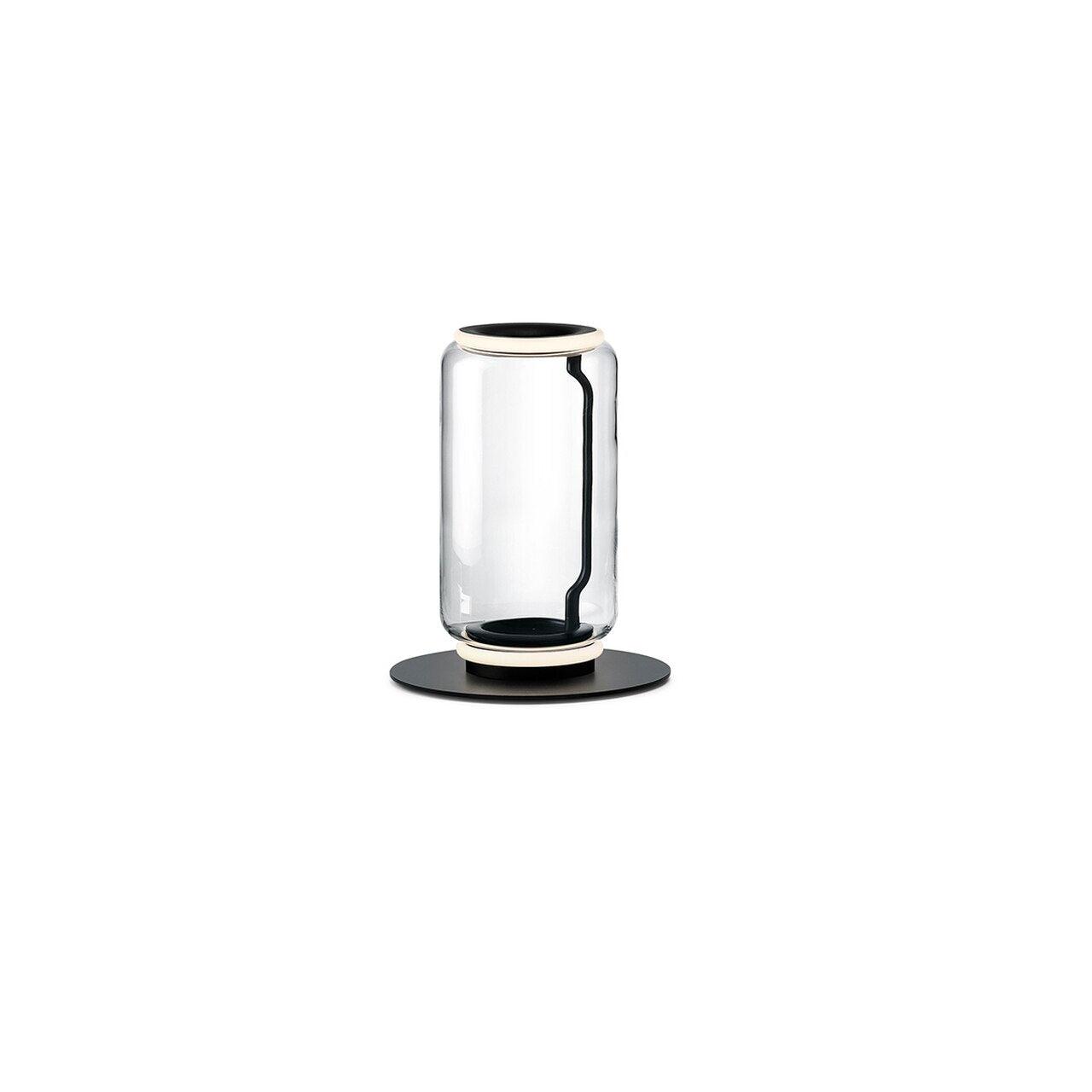 Bamboo Glass Floor Lamp with Integrated LED Light, Stylish Design