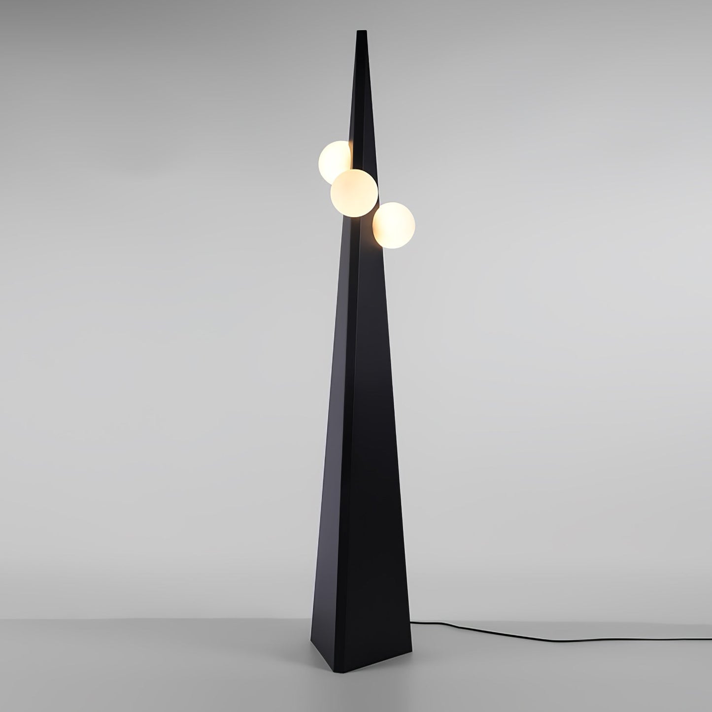 Noir Roy Floor Lamp - Modern LED Steel Design - Indoor Use