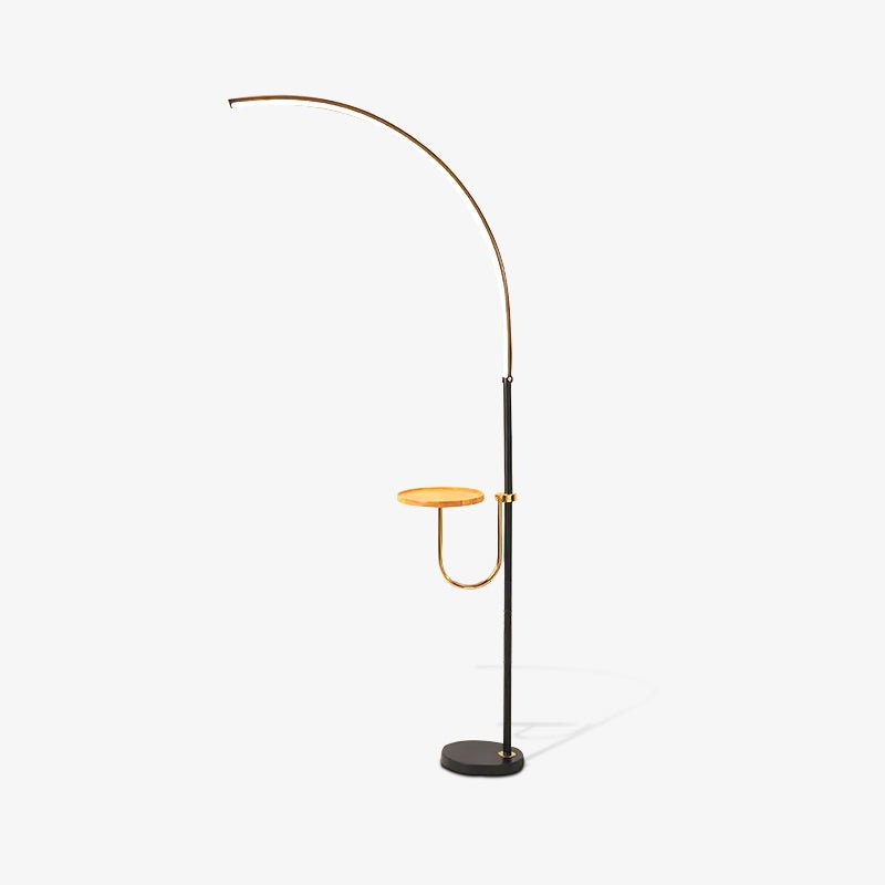 Nordic Arc Floor Lamp - Curved LED Design for Home Lighting