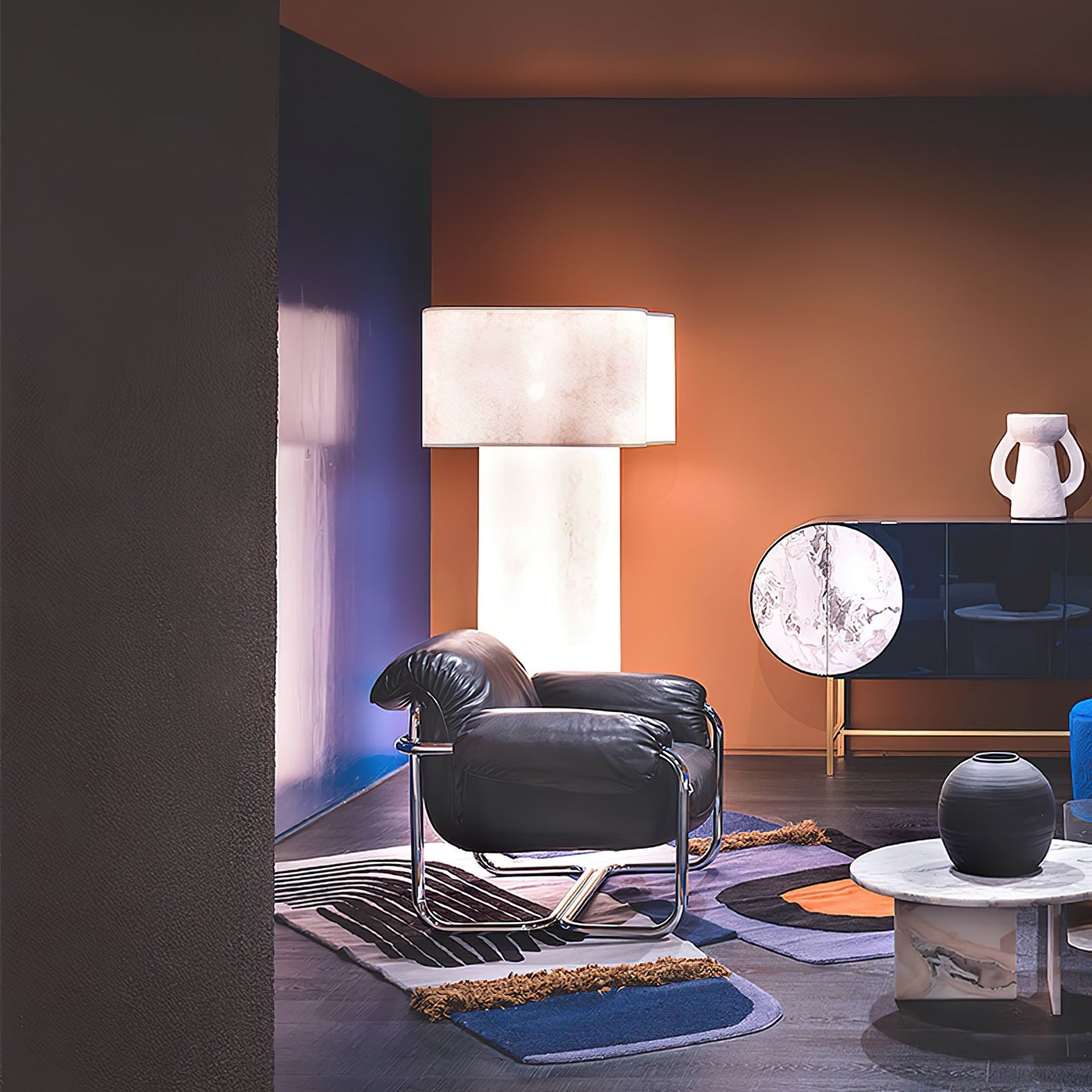 Nuvola Floor Lamp - White LED Indoor Lighting Design