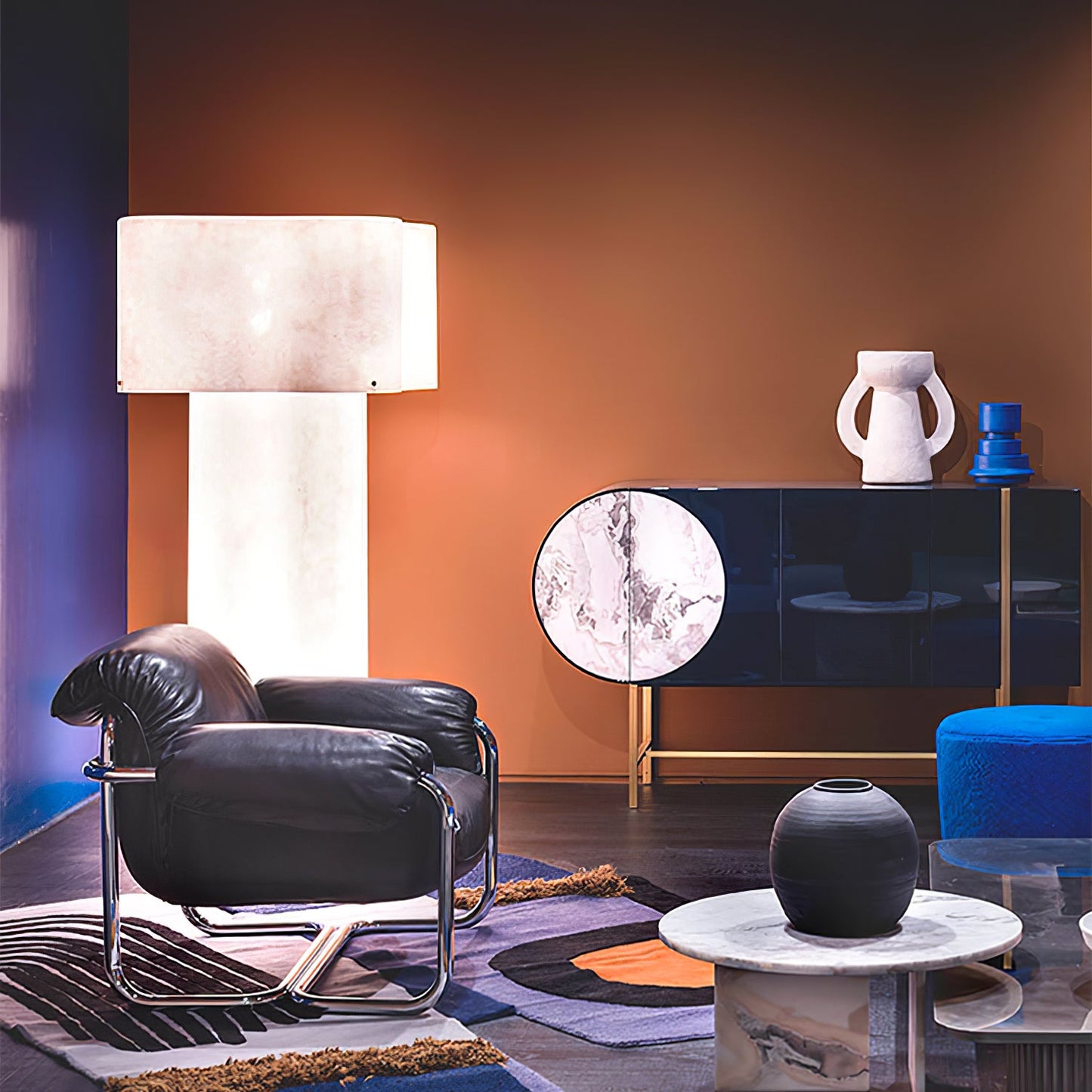 Nuvola Floor Lamp - White LED Indoor Lighting Design