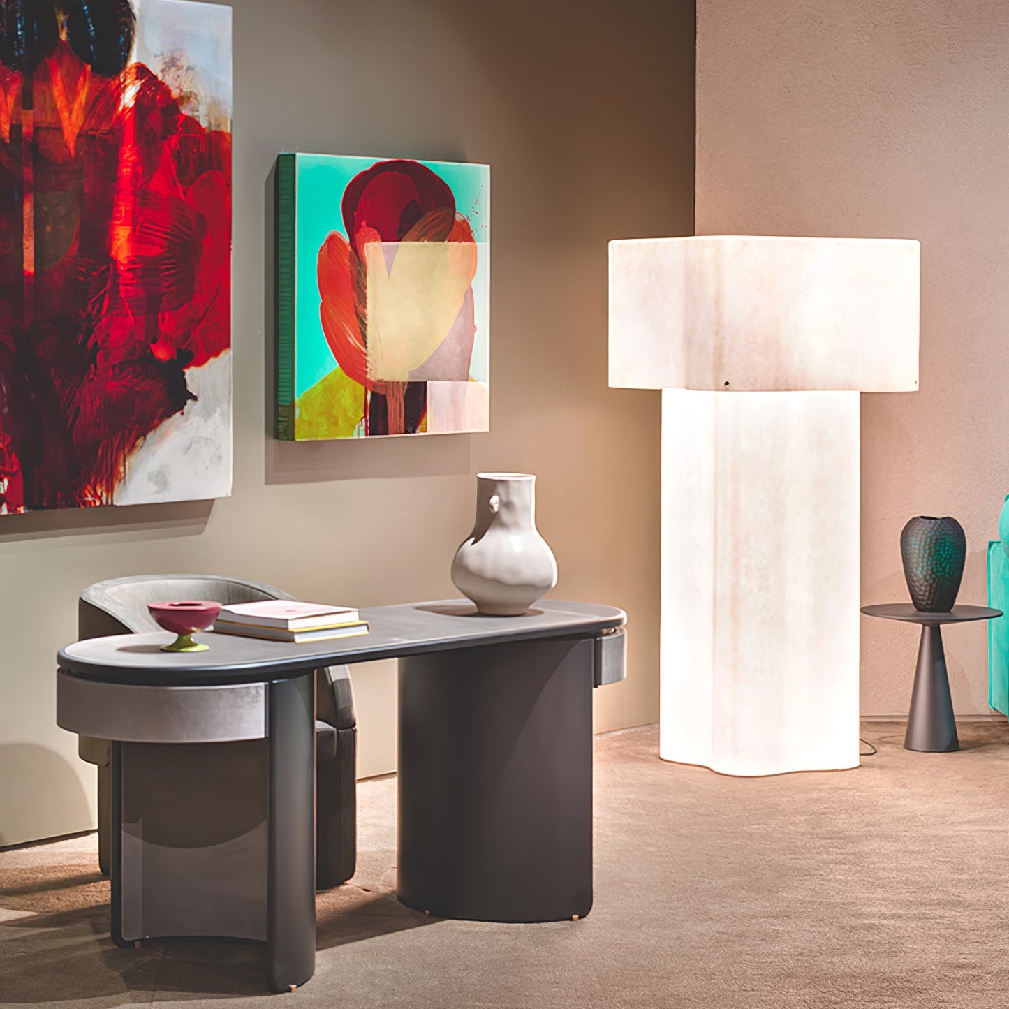 Nuvola Floor Lamp - White LED Indoor Lighting Design