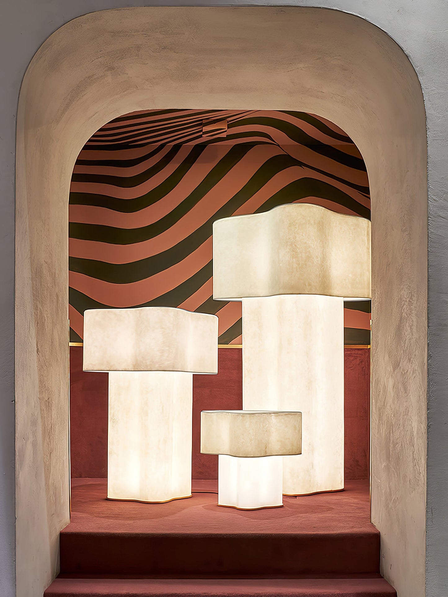 Nuvola Floor Lamp - White LED Indoor Lighting Design