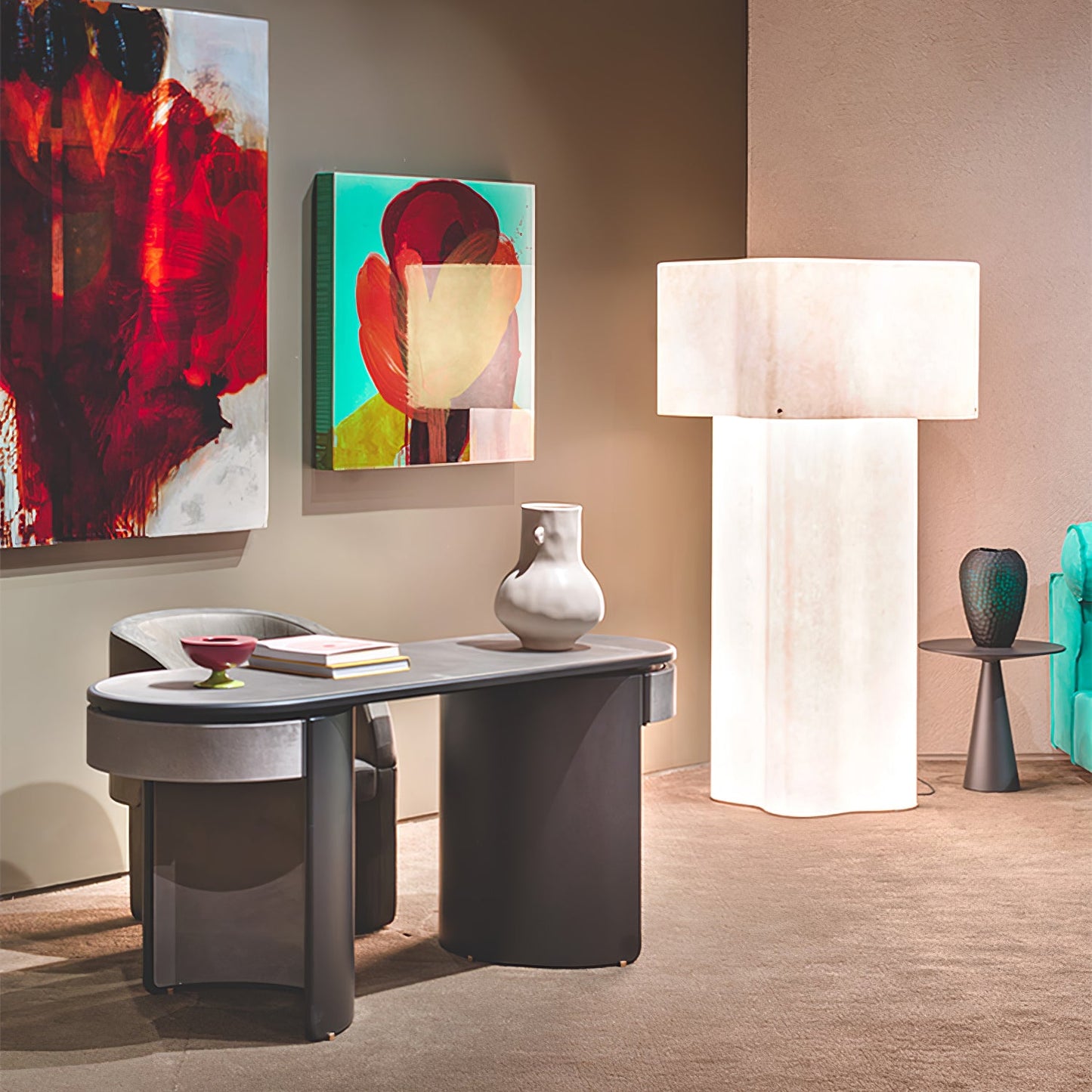 Nuvola Floor Lamp - White LED Indoor Lighting Design