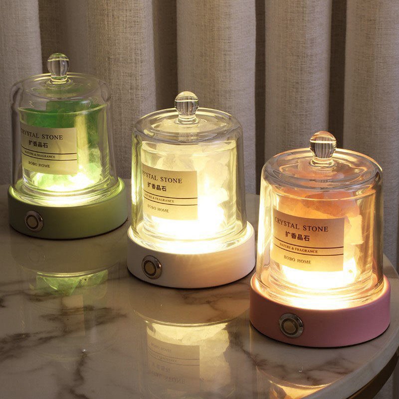 Modern Round USB Rechargeable LED Mood Light Table Lamp