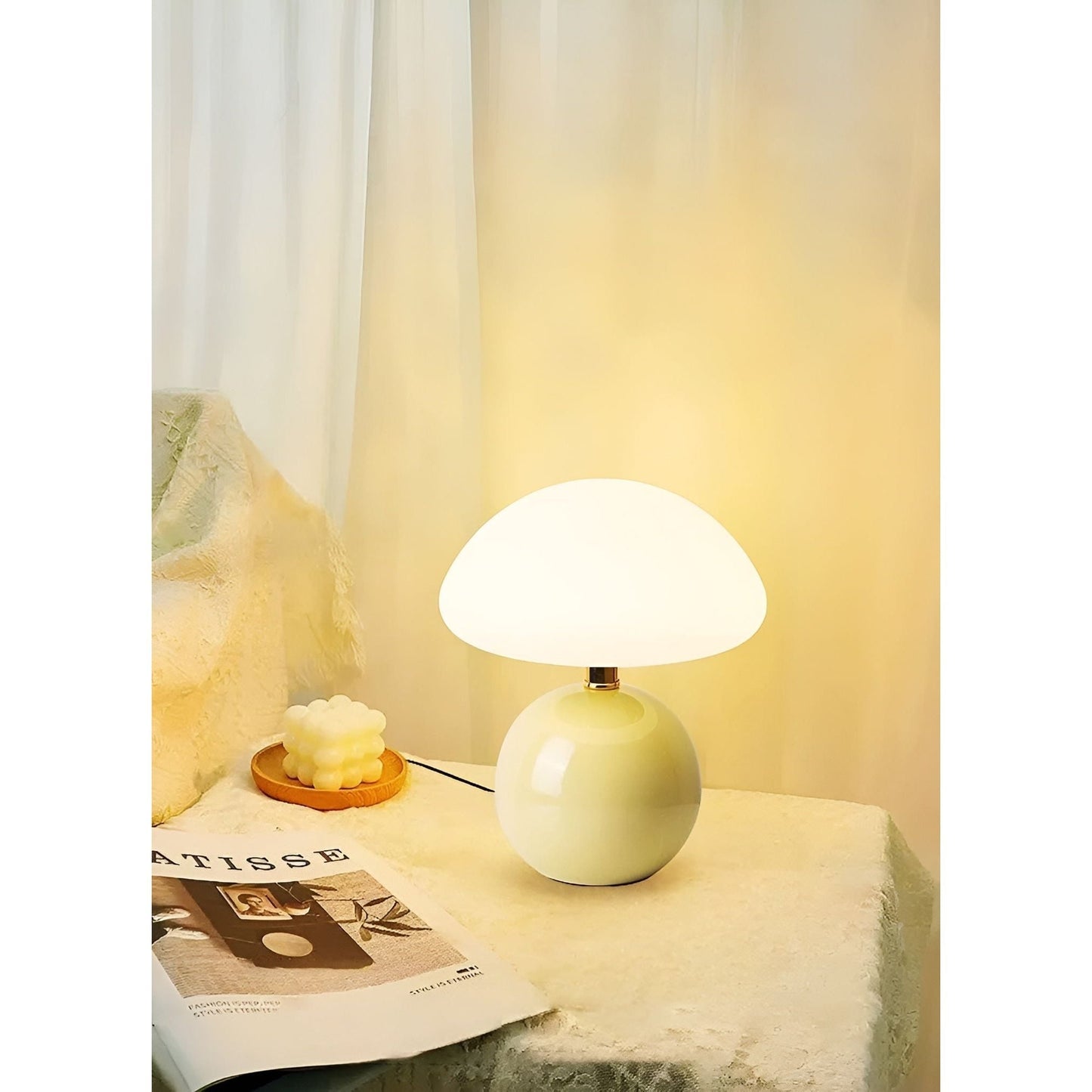 Lampe - Cozy Mushroom Table Lamp with LED Light