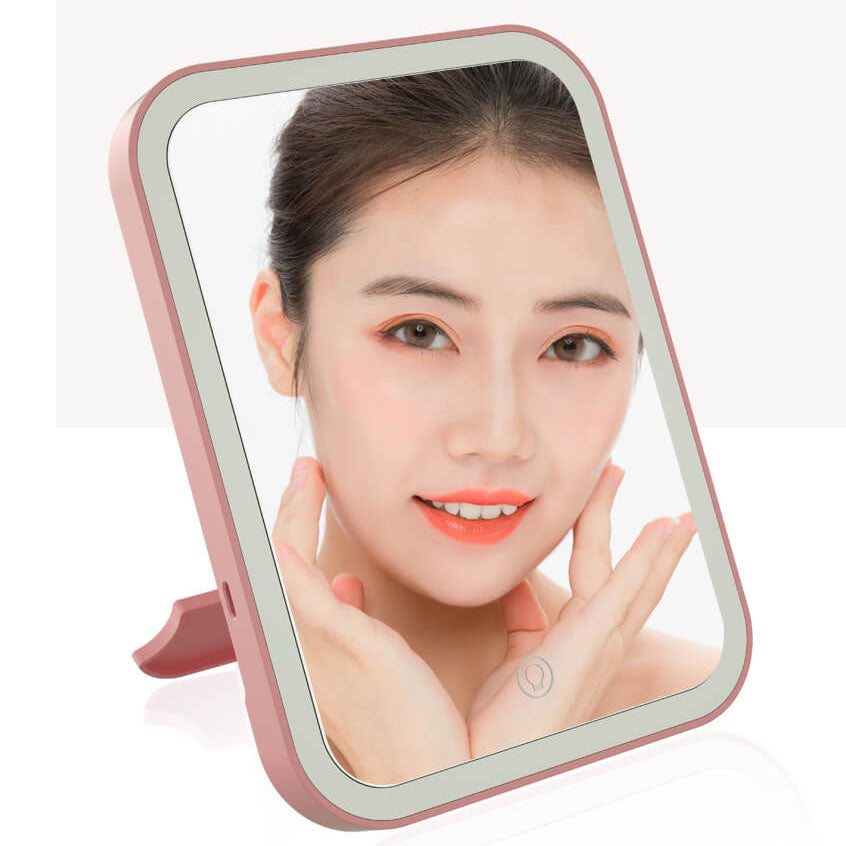 LED Make-Up Mirror Touch Sensitive Portable Makeup Mirror