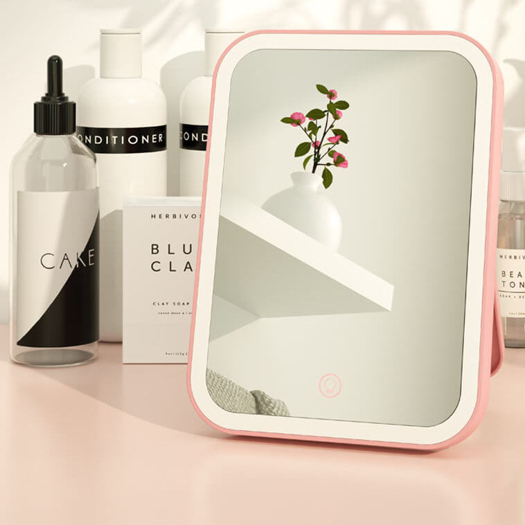 LED Make-Up Mirror Touch Sensitive Portable Makeup Mirror
