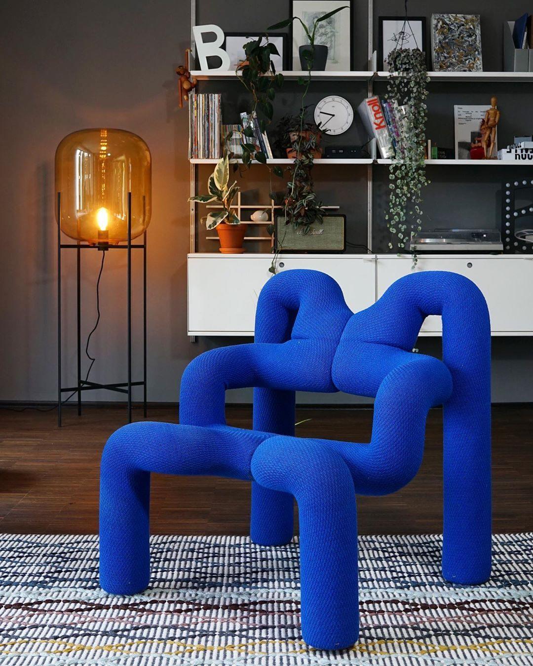 Oda Floor Lamp with Hand Blown Glass, LED, Indoor Use