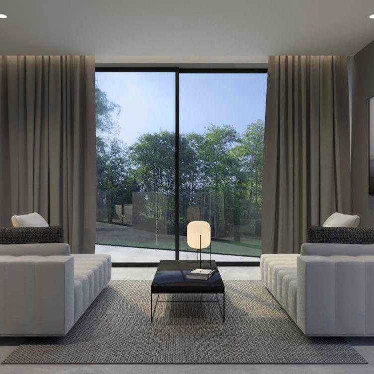 Oda Floor Lamp with Hand Blown Glass, LED, Indoor Use