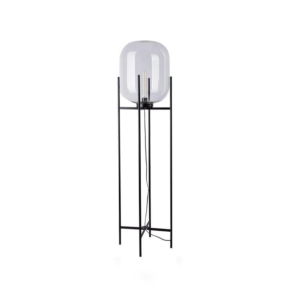 Oda Floor Lamp with Hand Blown Glass, LED, Indoor Use