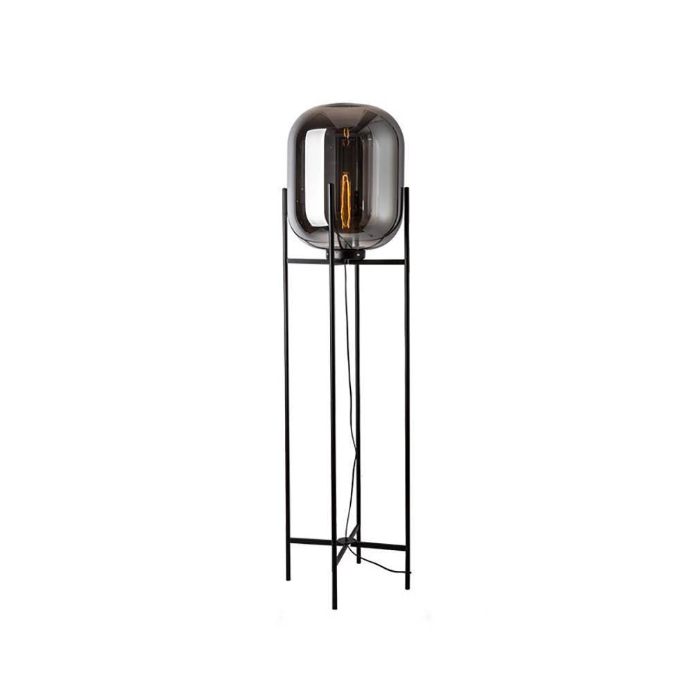Oda Floor Lamp with Hand Blown Glass, LED, Indoor Use