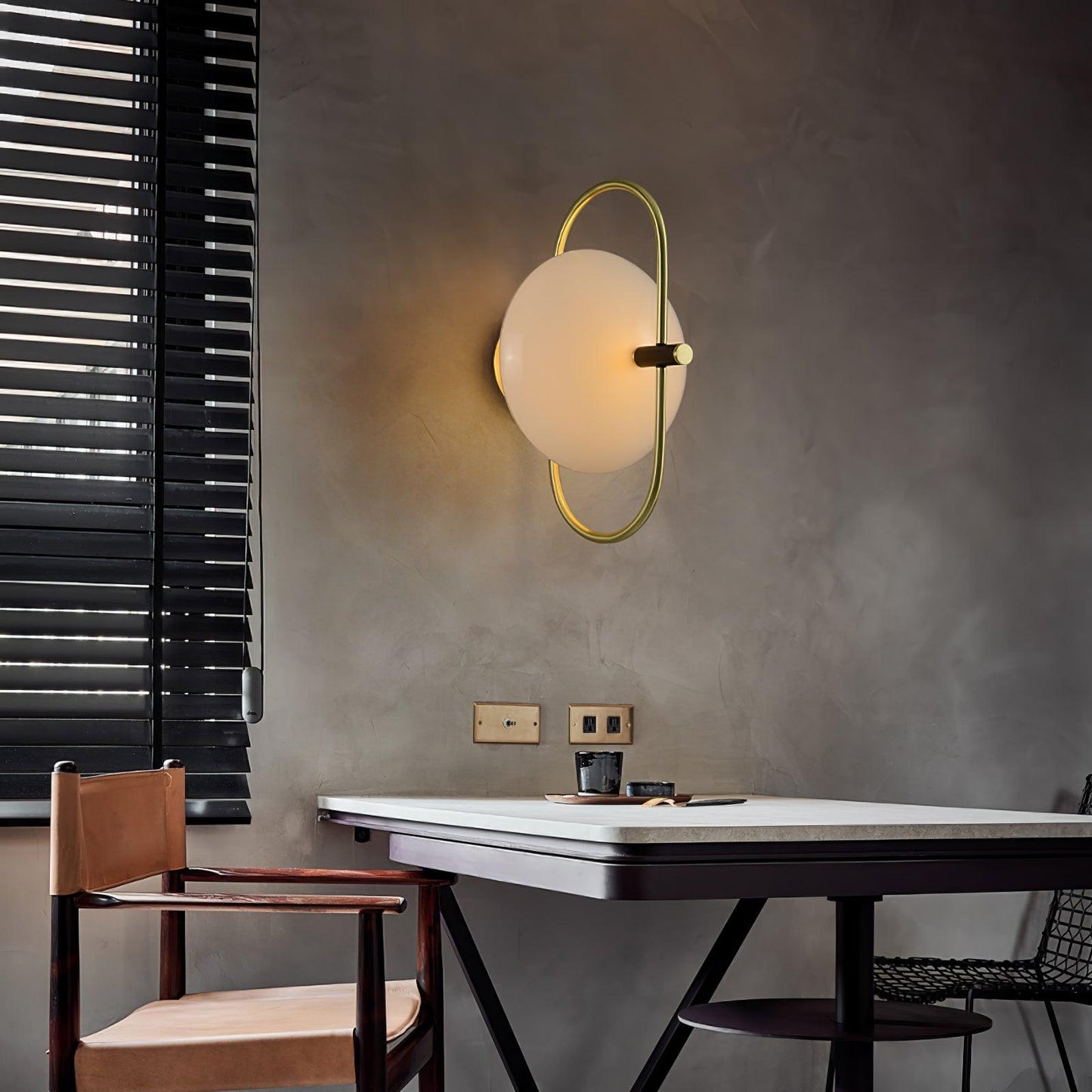 Odeon Wall Lamp - Modern Gold Design, LED, Indoor Lighting