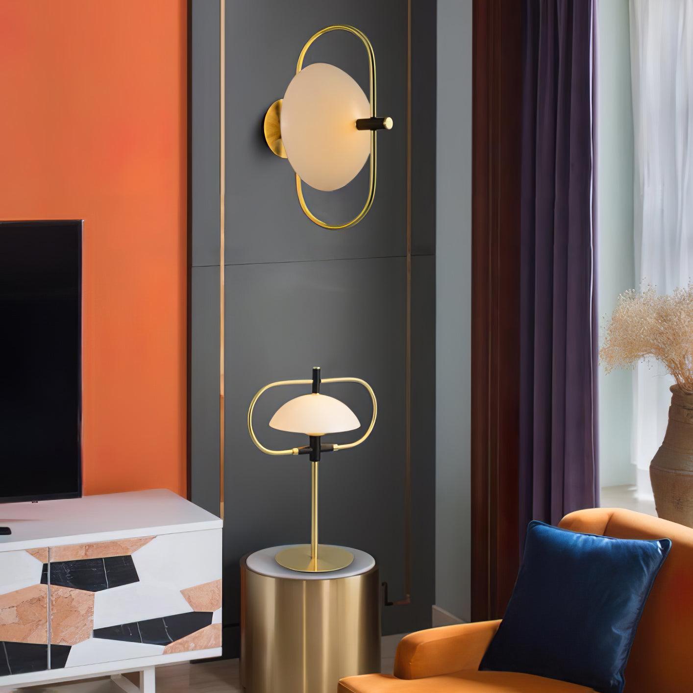 Odeon Wall Lamp - Modern Gold Design, LED, Indoor Lighting
