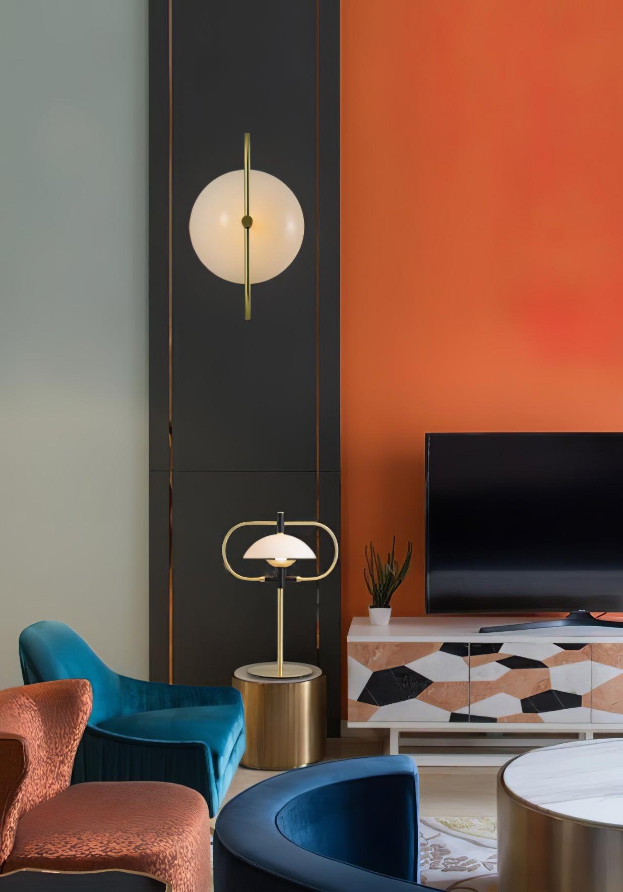 Odeon Wall Lamp - Modern Gold Design, LED, Indoor Lighting