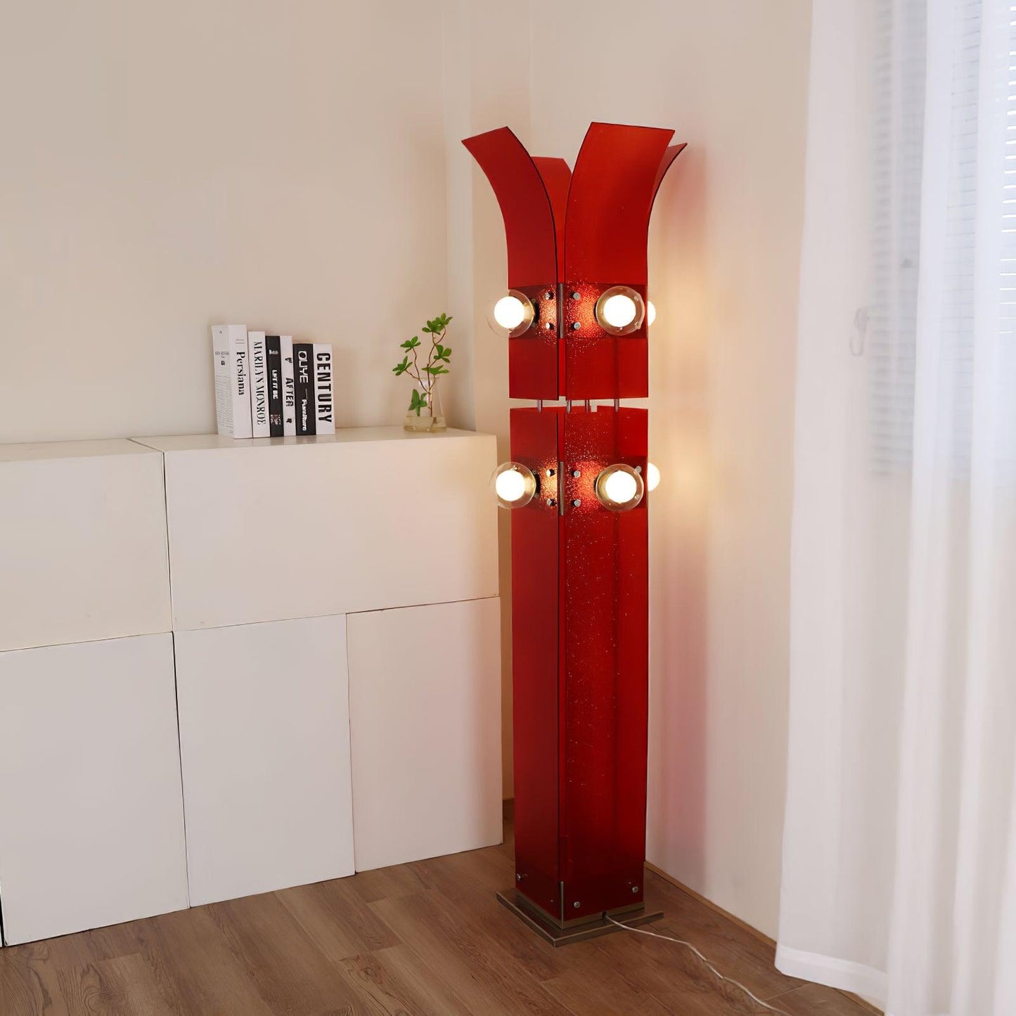 Palm Tree Floor Lamp with LED Light - Tropical Decor