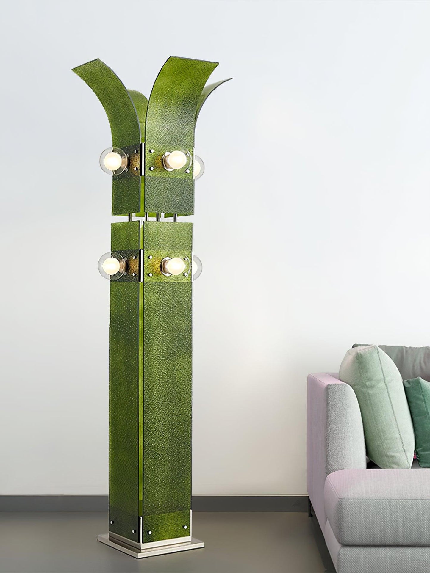 Palm Tree Floor Lamp with LED Light - Tropical Decor