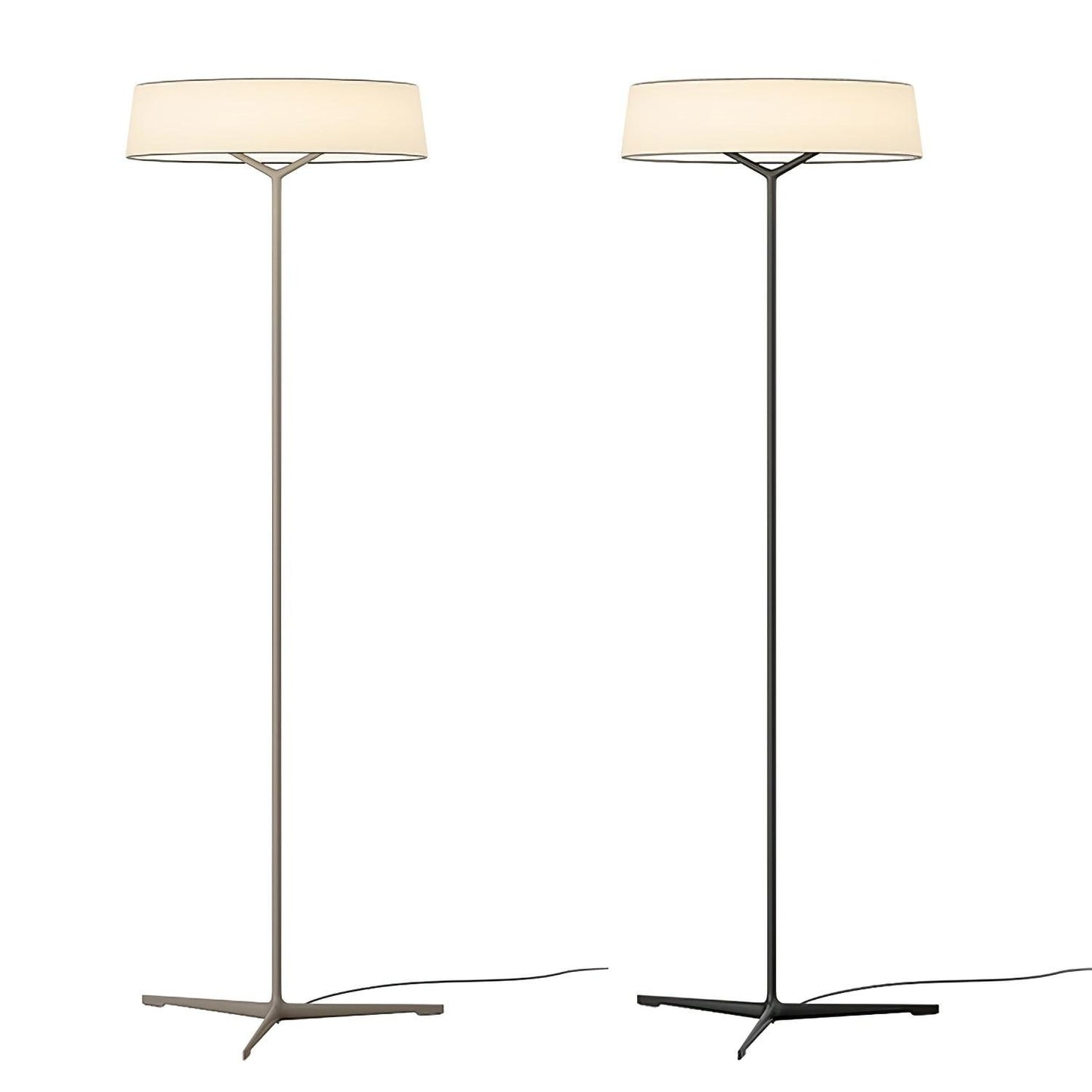 Dama Floor Lamp with LED Light, Indoor Aluminium Design