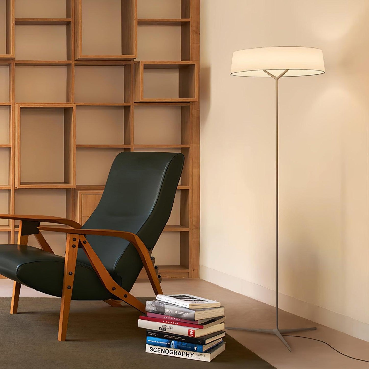 Dama Floor Lamp with LED Light, Indoor Aluminium Design