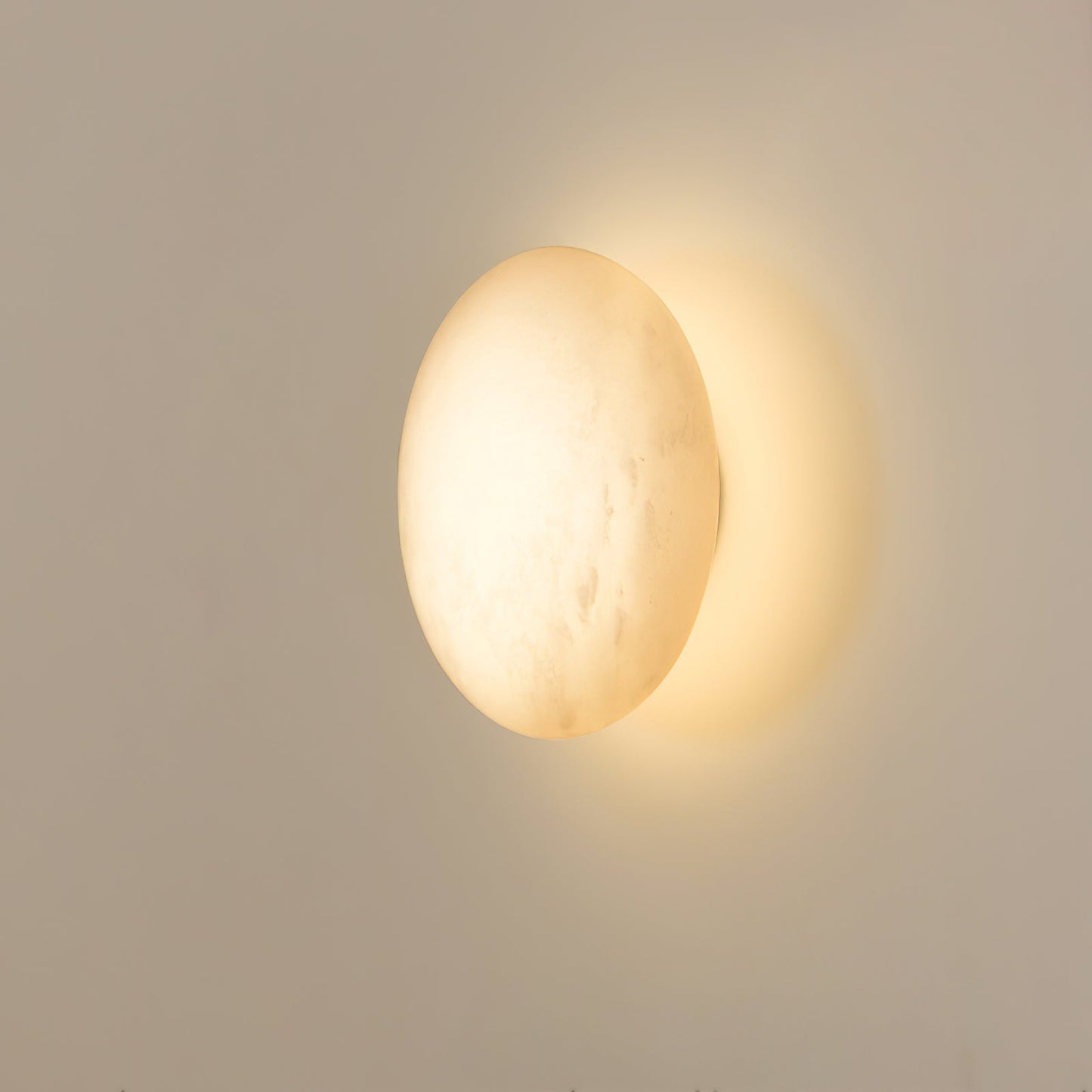 Pebble Alabaster Wall Light - Dimmable LED Indoor Lamp