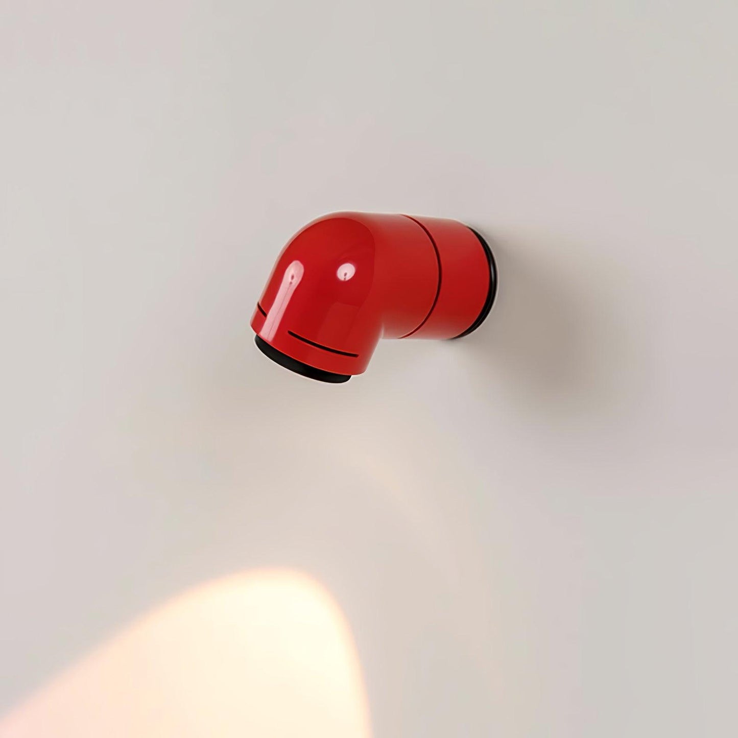 Petit Tatu Wall Light - LED Sconce, Red/White Finish, Indoor