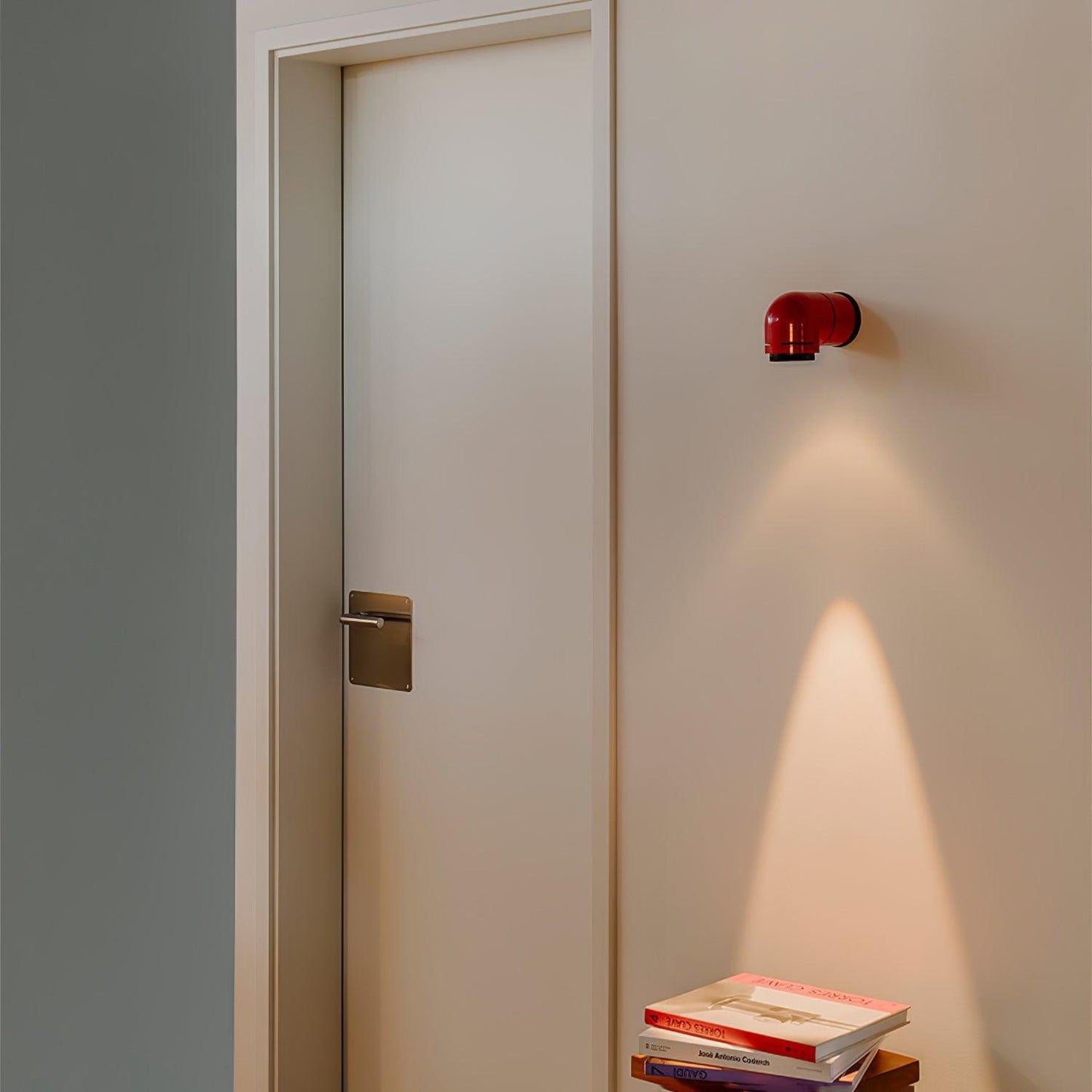 Petit Tatu Wall Light - LED Sconce, Red/White Finish, Indoor